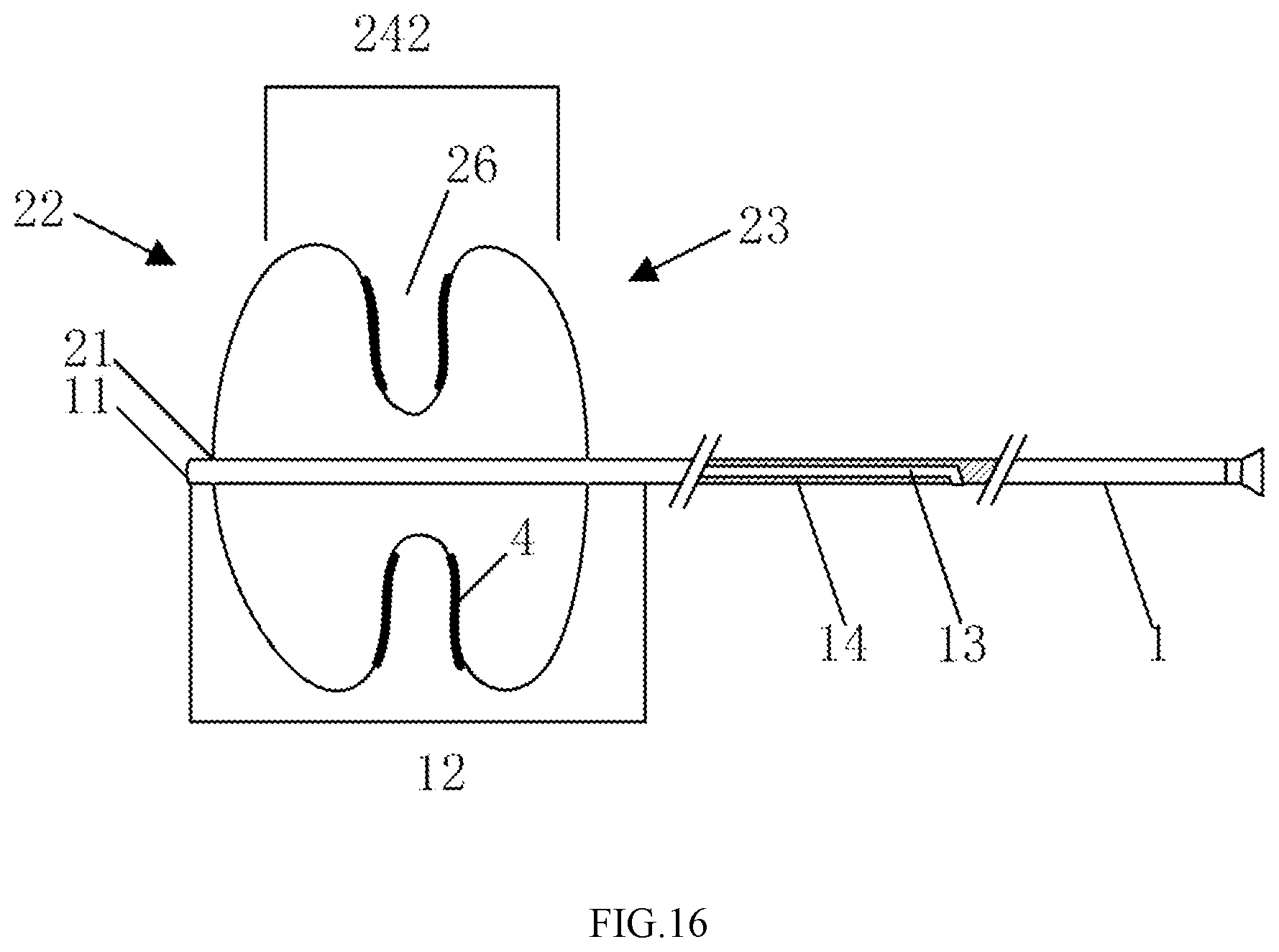 Patent US12496435 Figure 11 – Balloon device and a medical device comprising it