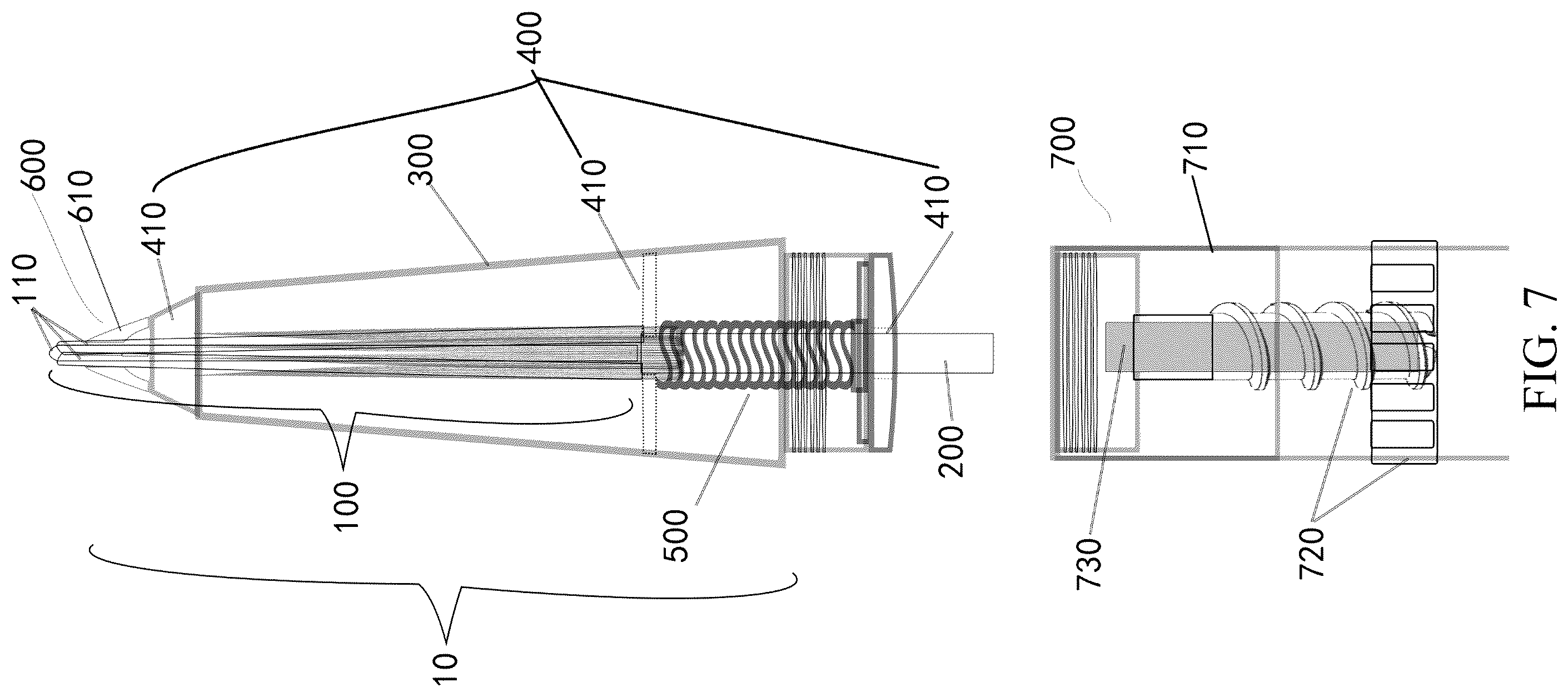 Patent US12496437 Figure 5 – Tattoo practice device and operation pen using the same
