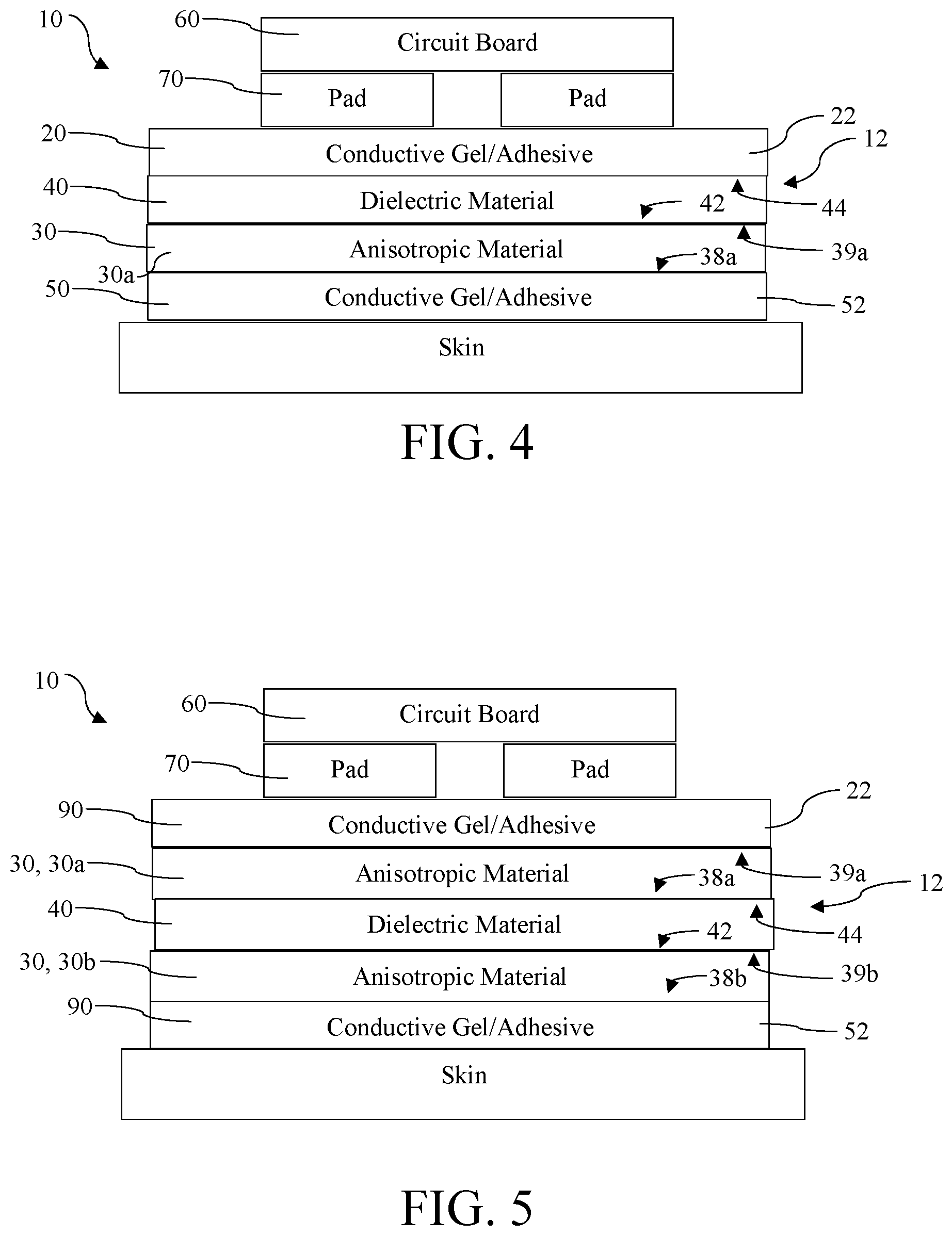 Patent US12496438 Figure 3 – Apparatus comprising dielectric layer coupled to anisotropic layer