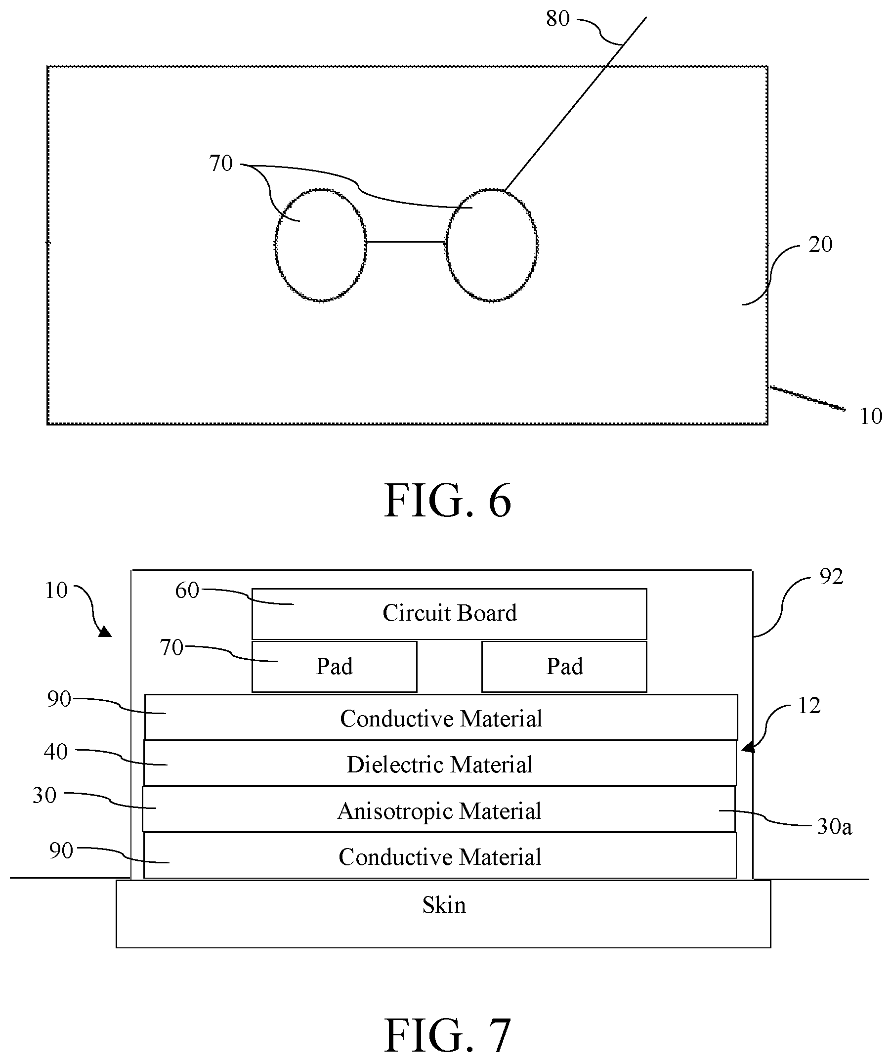 Patent US12496438 Figure 4 – Apparatus comprising dielectric layer coupled to anisotropic layer