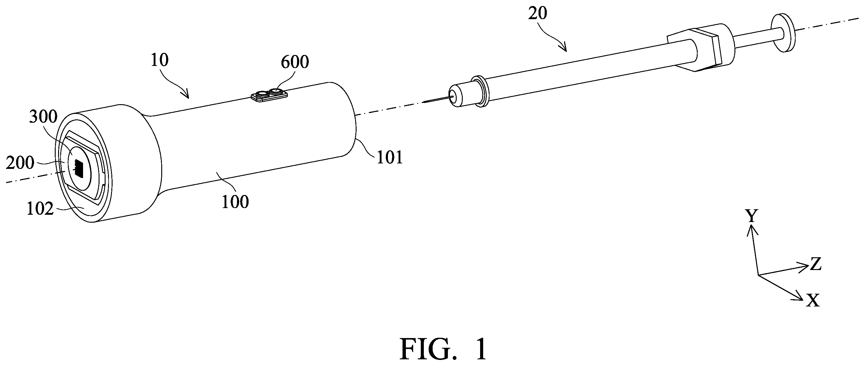 Patent US12496442 Figure 1 – Microneedle electroporation device