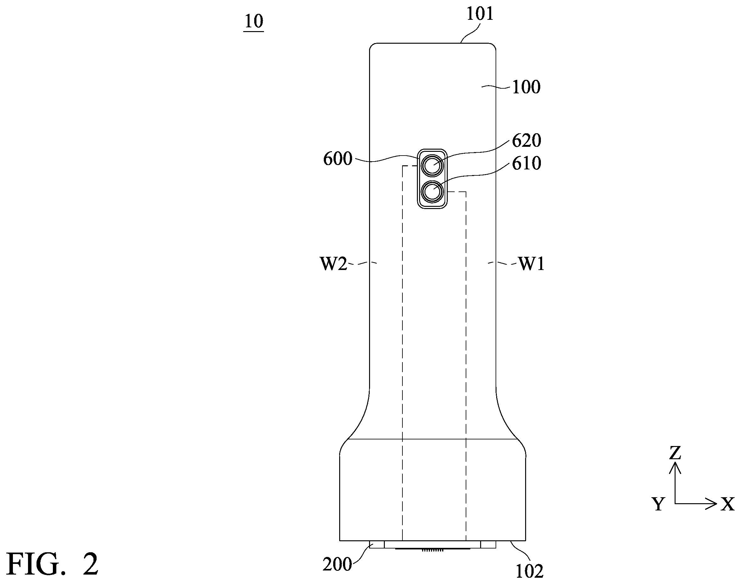 Patent US12496442 Figure 2 – Microneedle electroporation device