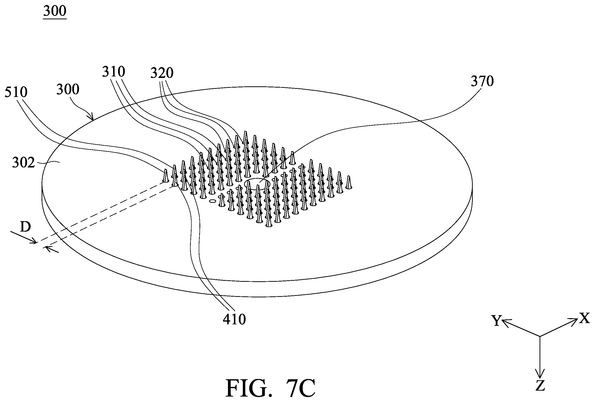 Patent US12496442 Figure 13 – Microneedle electroporation device