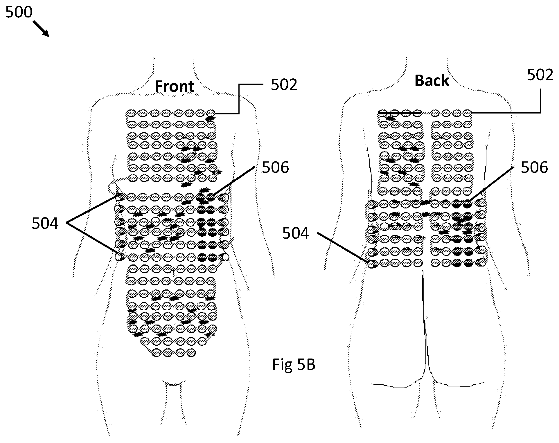 Patent US12496443 Figure 8 – Apparatus and method for improving electric field therapy to reduce solid tumors