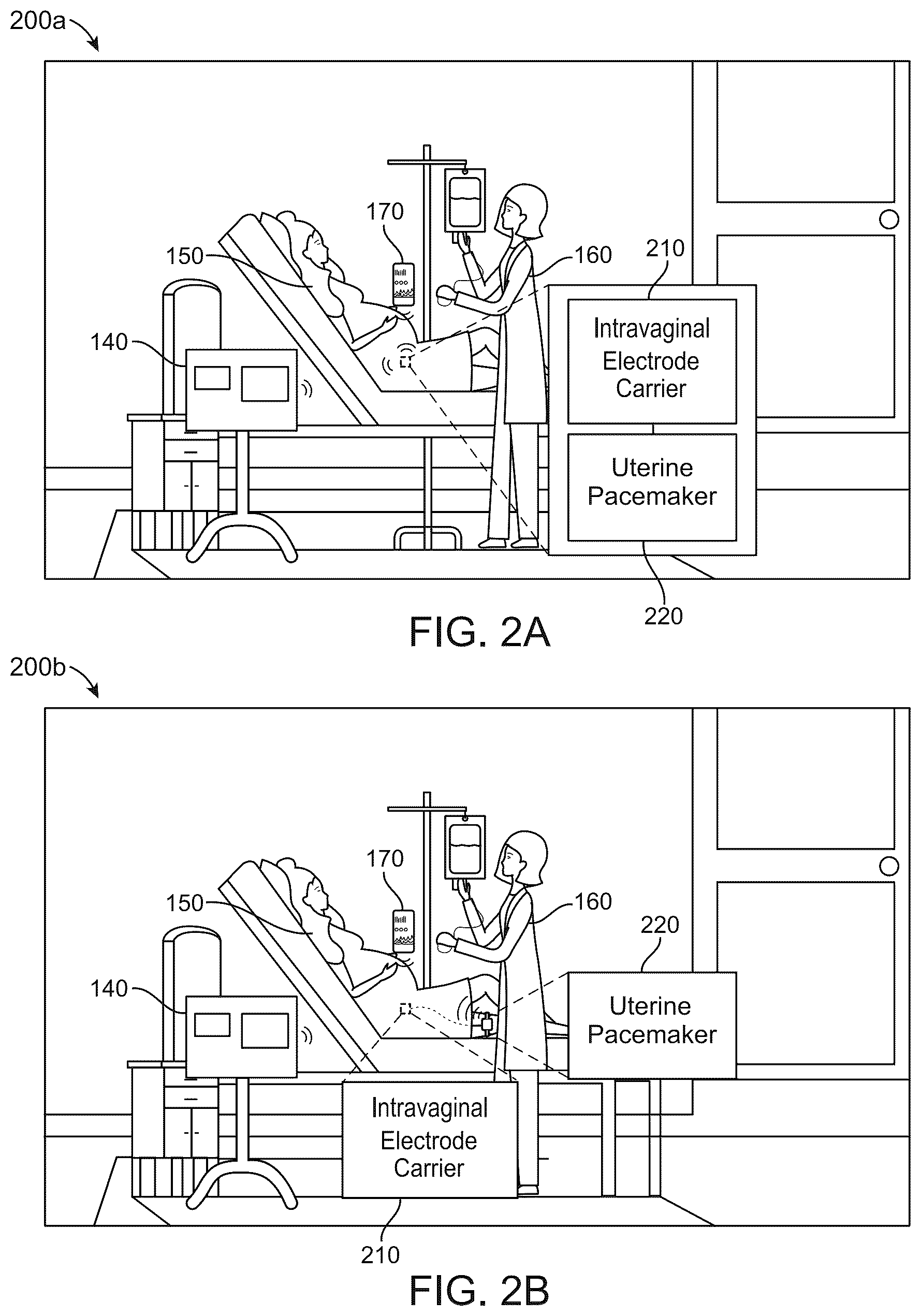 Patent US12496444 Figure 2 – Electrical muscle controller system for uterine contraction monitoring and modulation