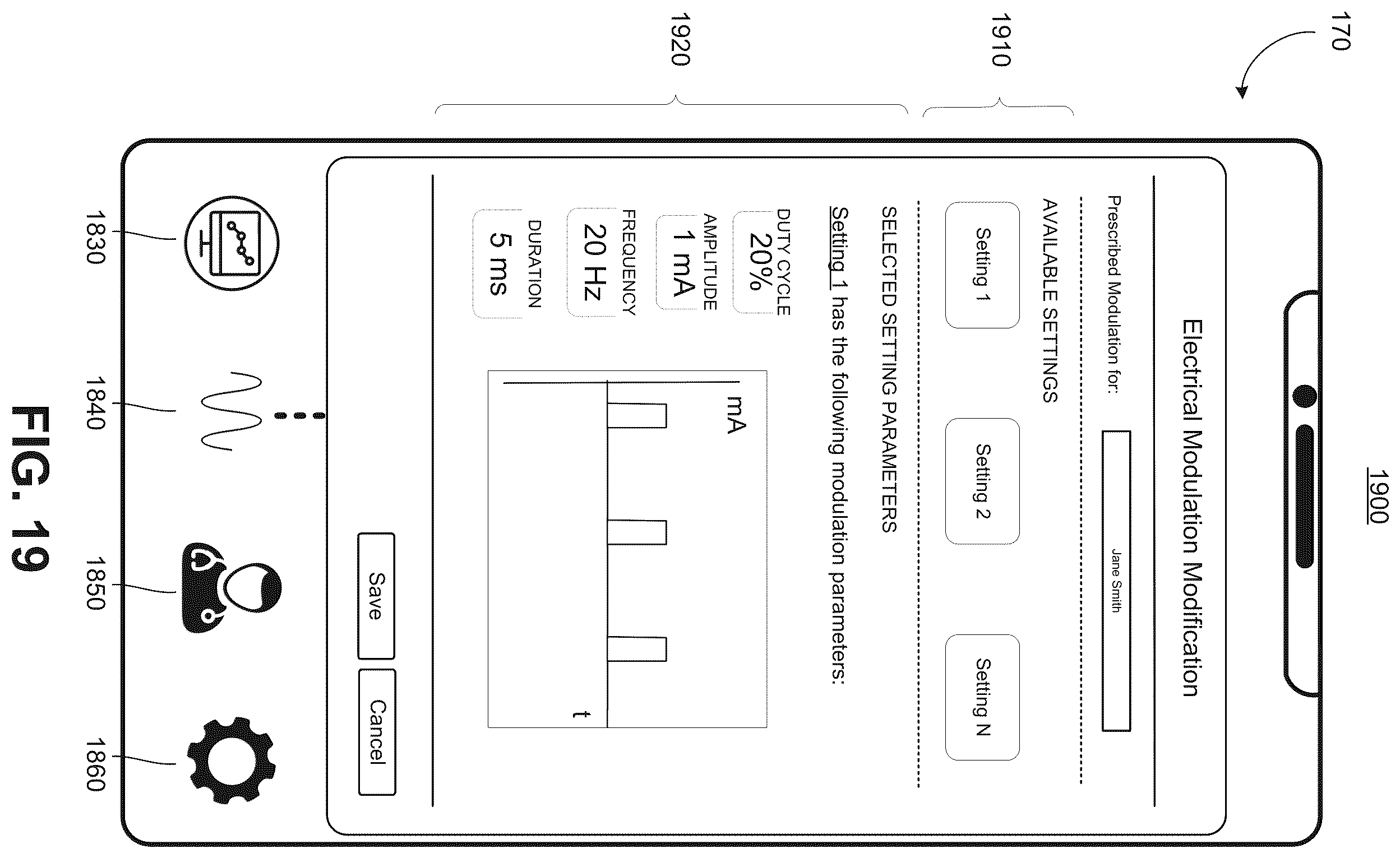 Patent US12496444 Figure 19 – Electrical muscle controller system for uterine contraction monitoring and modulation