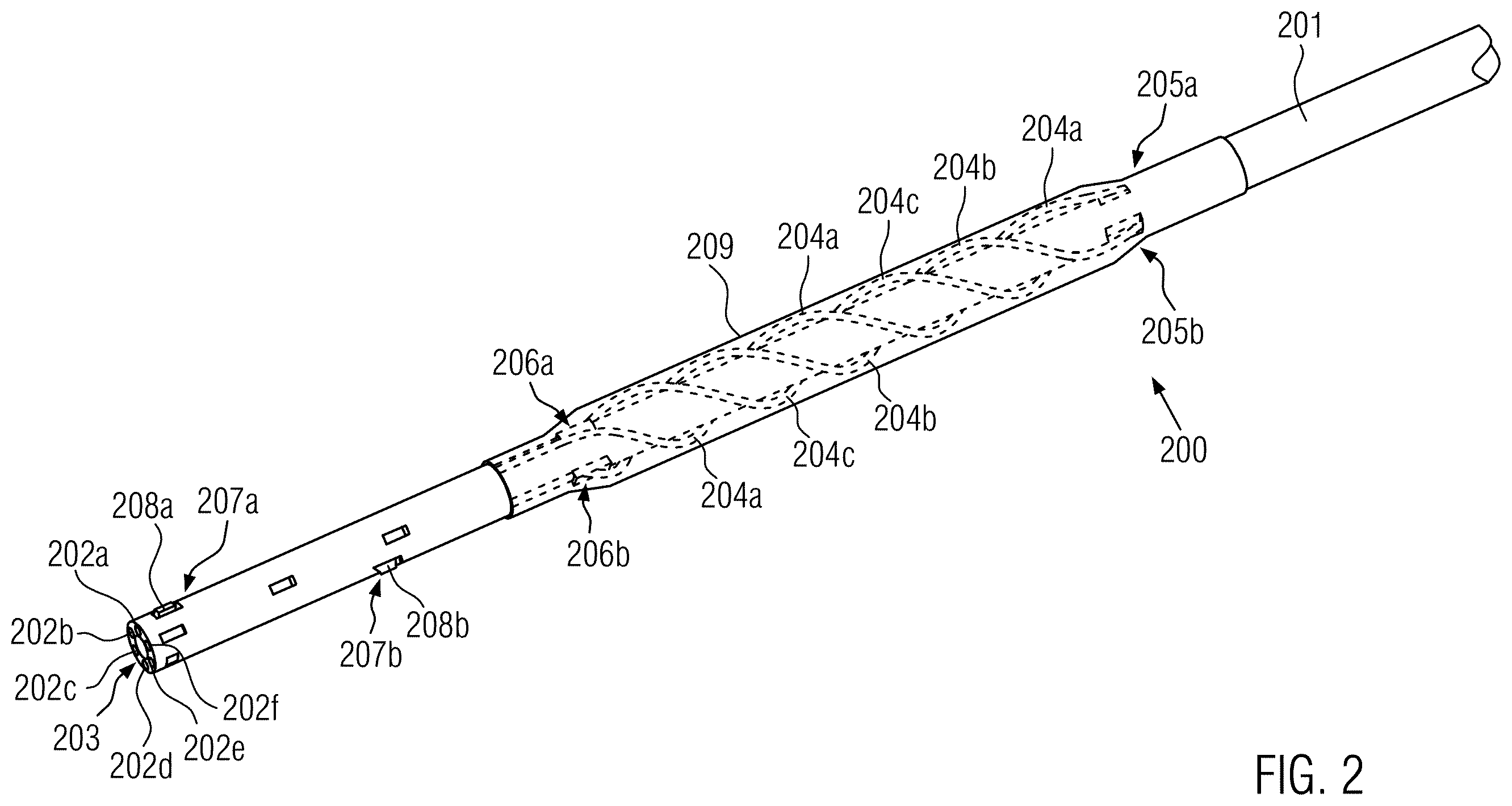 Patent US12496453 Figure 2 – Implantable lead