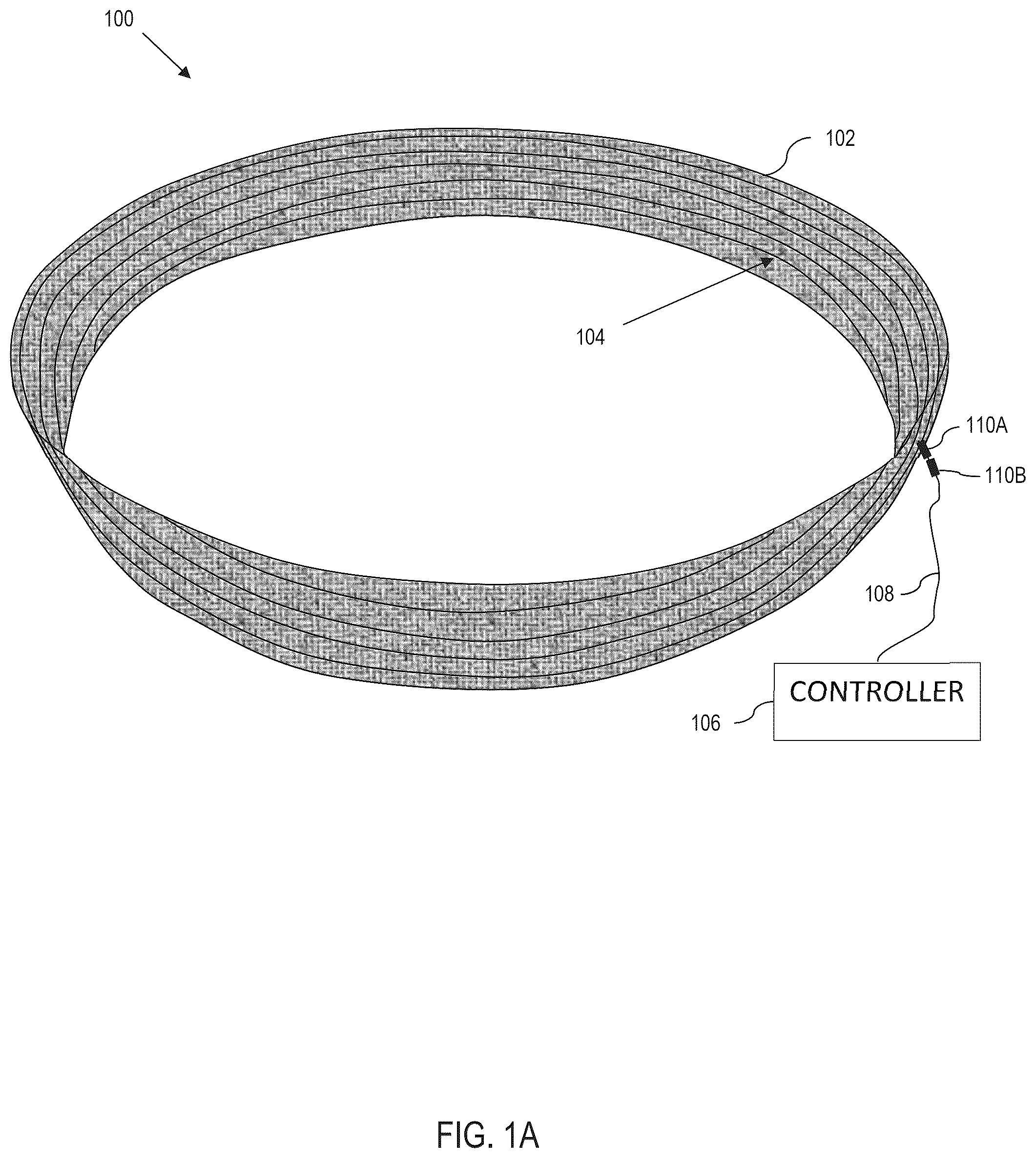 Patent US12496455 Figure 1 – Wearable, non-invasive therapy device