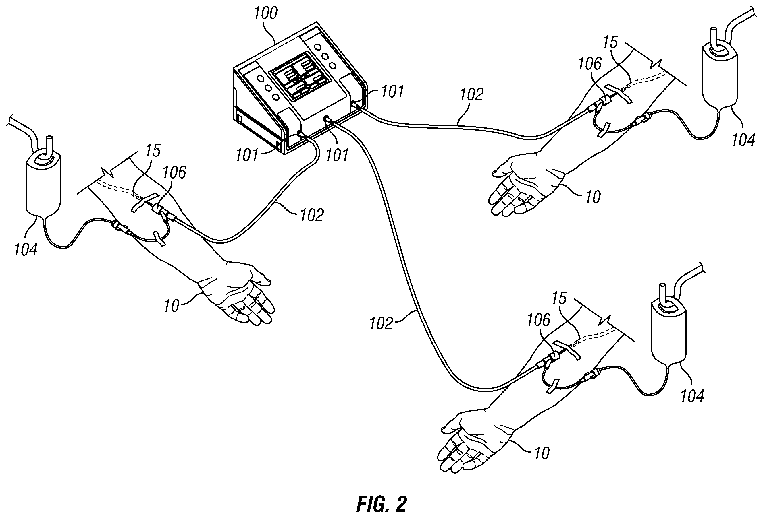 Patent US12496458 Figure 2 – Electromagnetic radiation targeting devices, assemblies, systems and methods