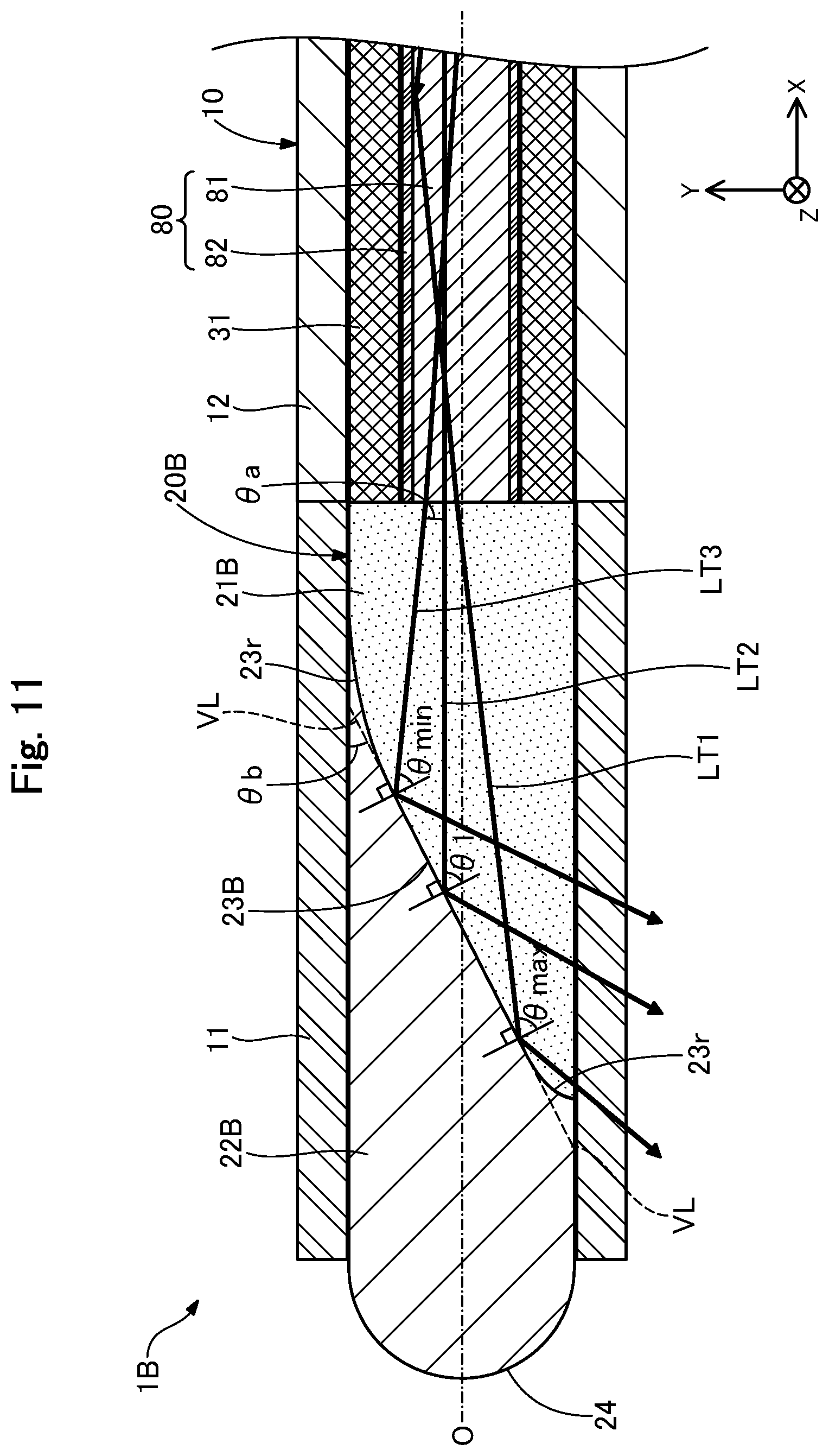 Patent US12496459 Figure 11 – Light irradiation device and light irradiation system