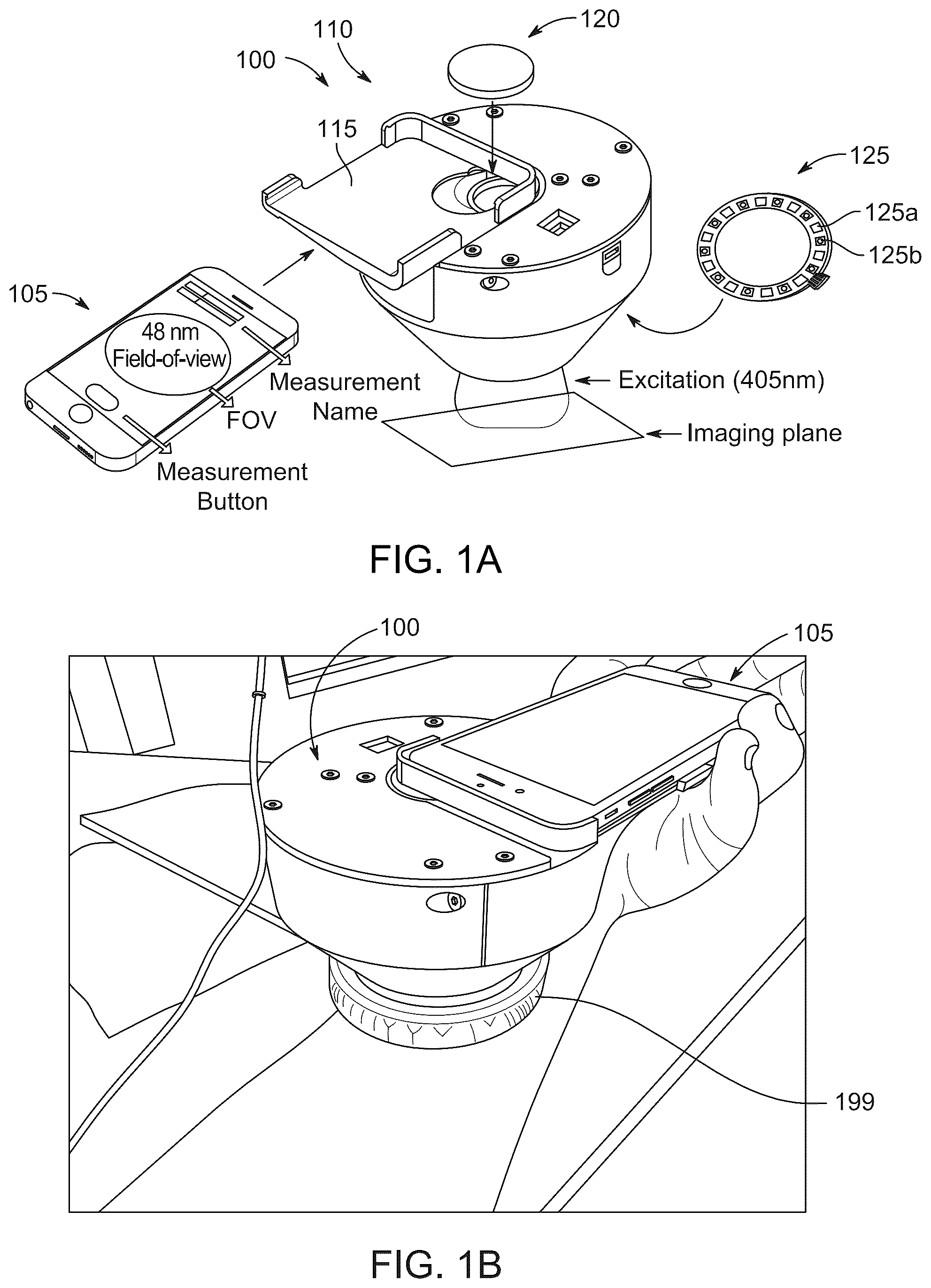 Patent US12496460 Figure 1 – System and method for quantitative dosimetry of photodynamic therapy in skin
