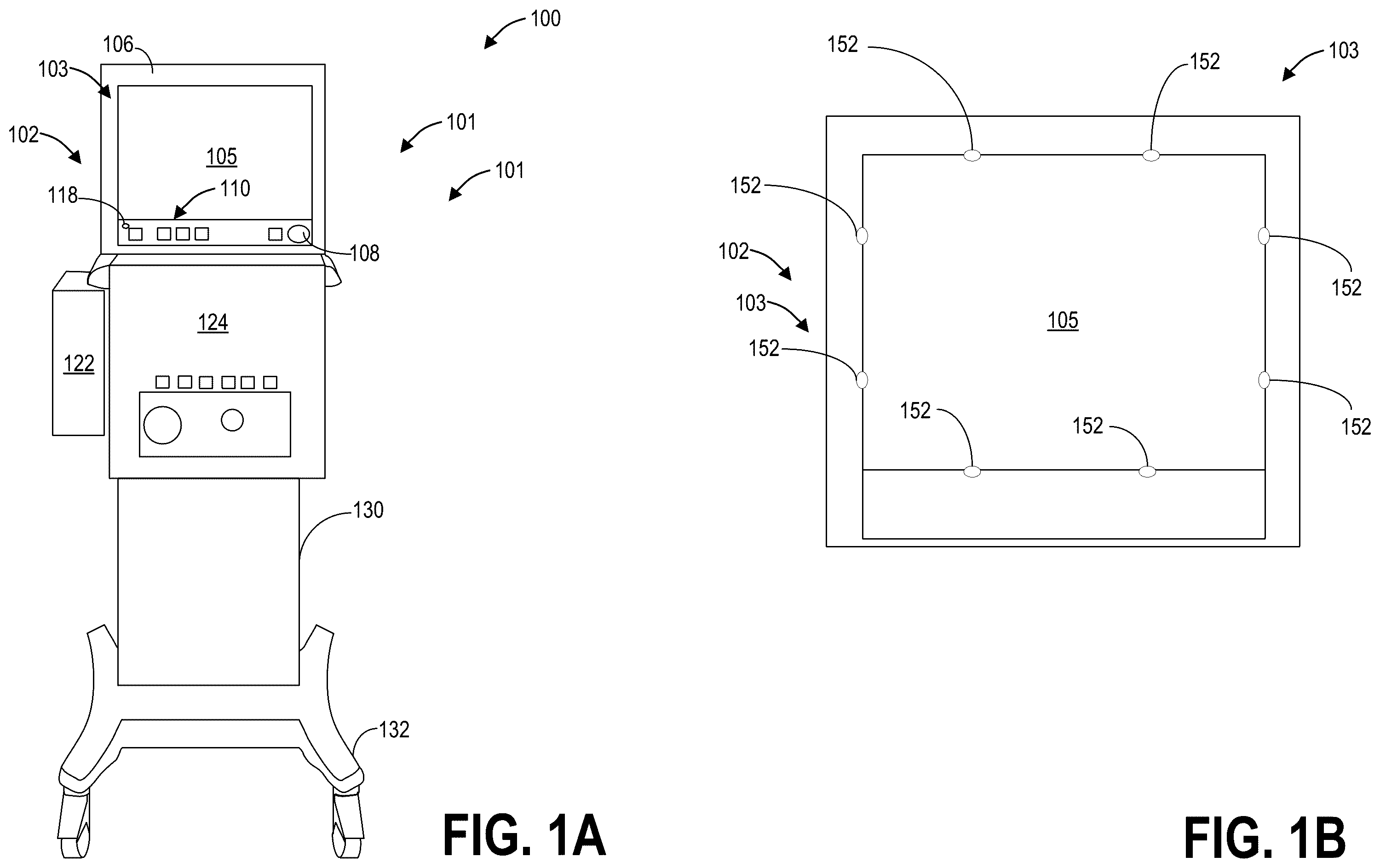 Patent US12496462 — Methods and systems for self-sterilizing touch screen — Figure 1