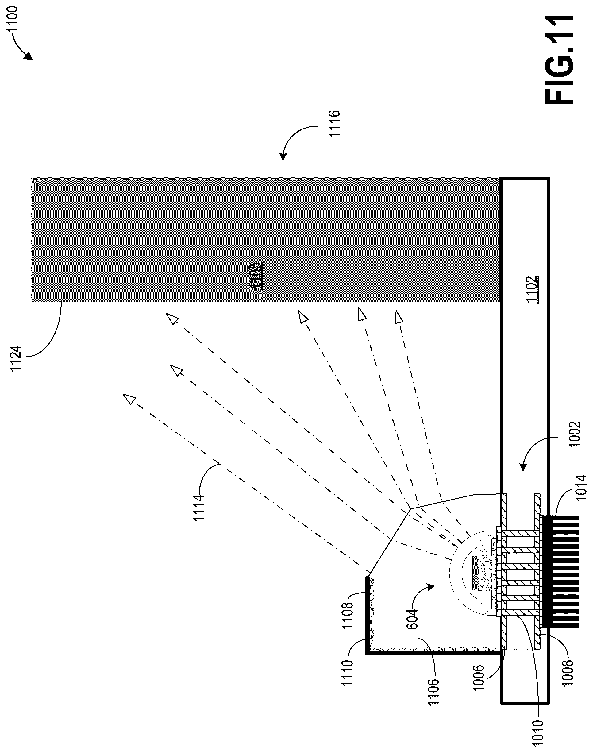 Patent US12496462 Figure 11 – Methods and systems for self-sterilizing touch screen