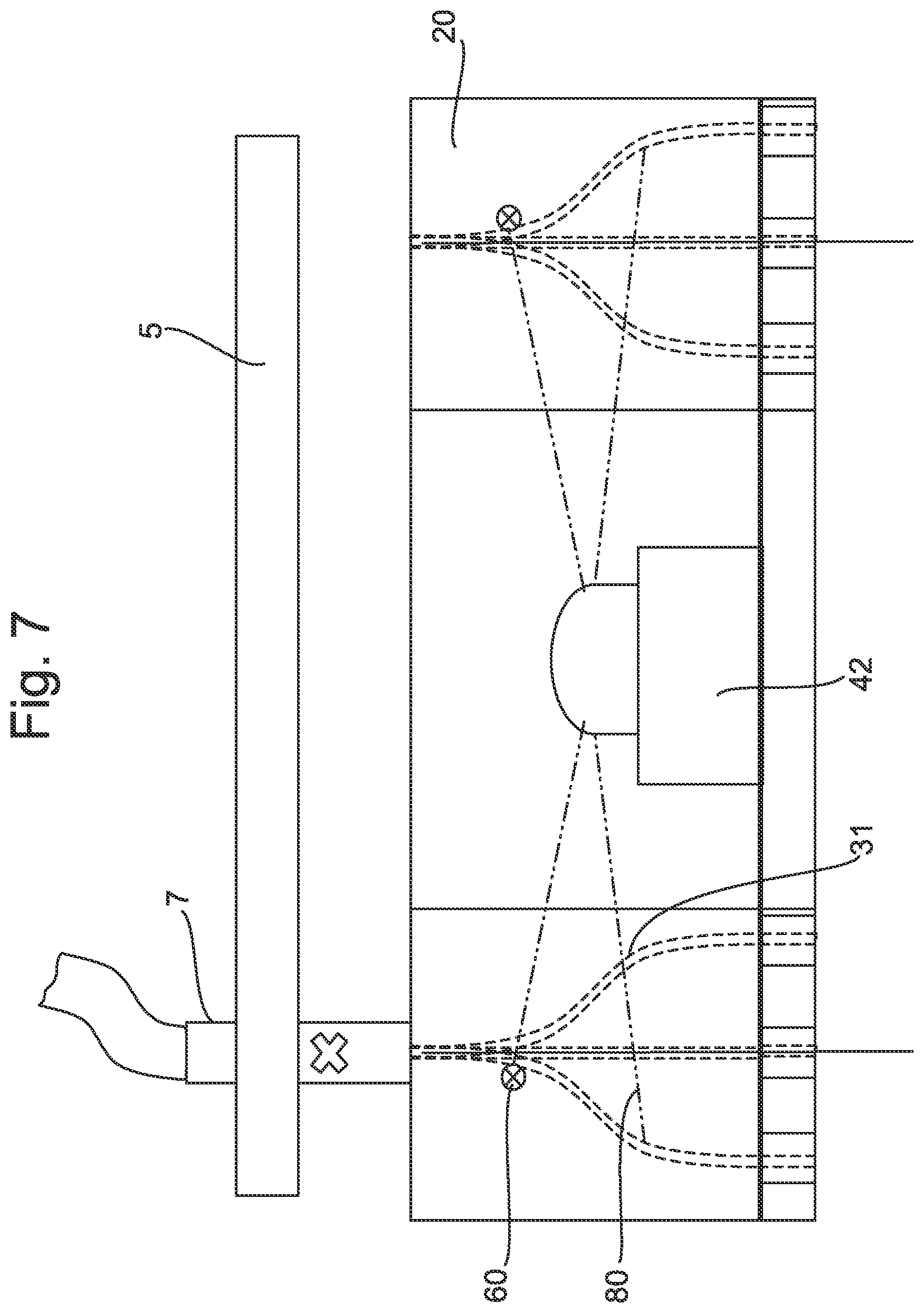 Patent US12496463 Figure 7 – Selector for remote medical element postioning