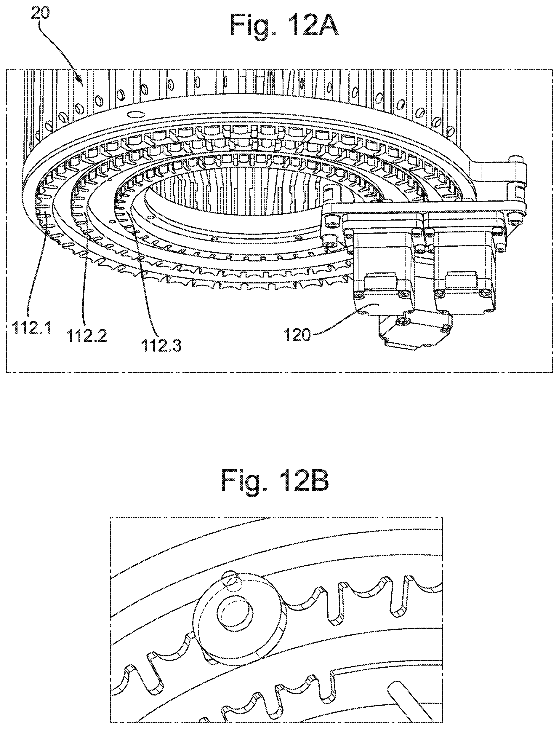 Patent US12496463 Figure 12 – Selector for remote medical element postioning