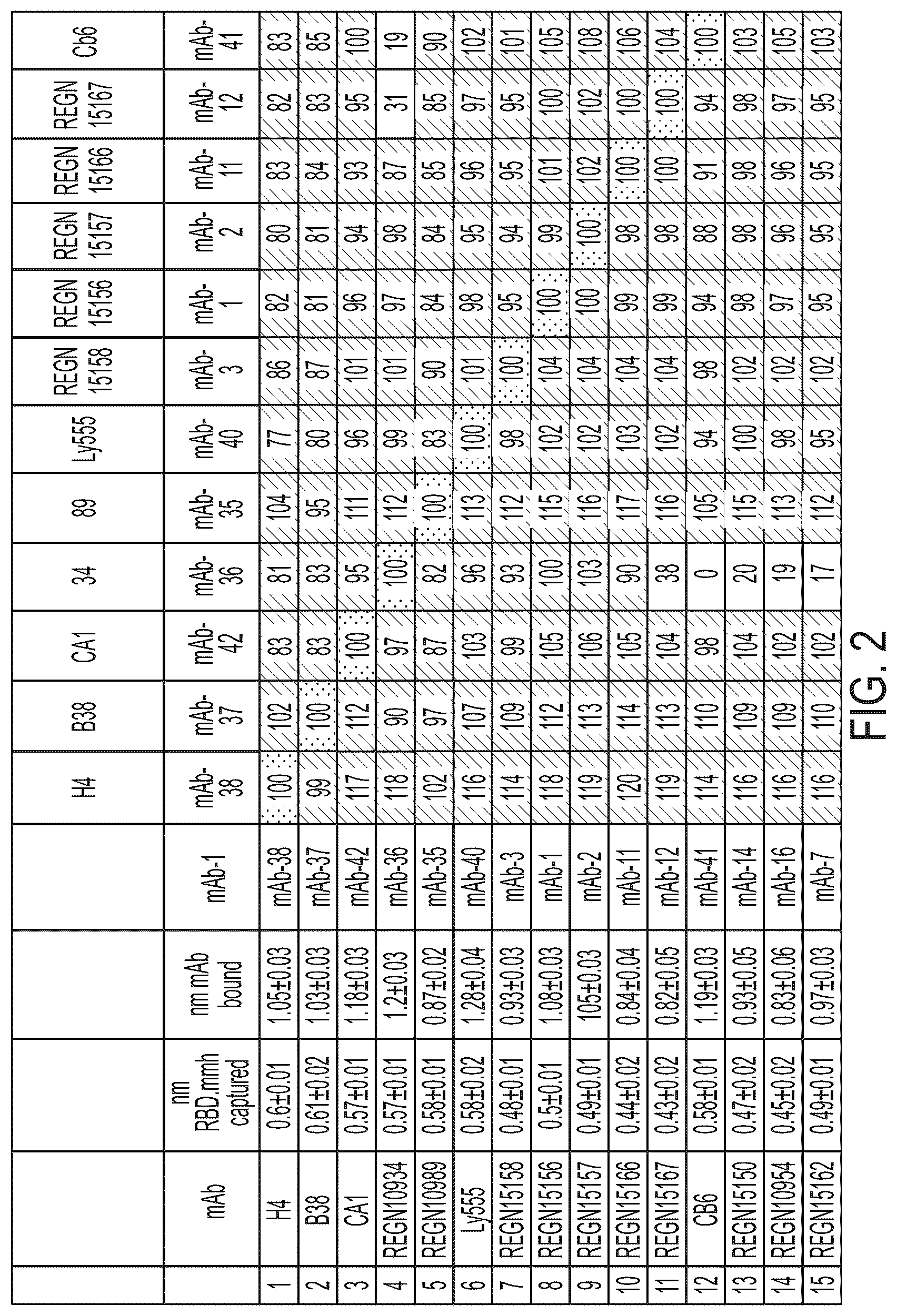 Patent US12496470 Figure 10 – Anti-SARS-CoV-2-spike glycoprotein antibodies and antigen-binding fragments