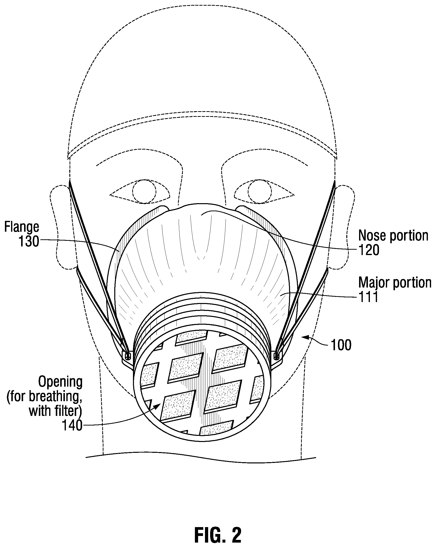 Patent US12496472 Figure 3 – Cold sterilizable protective mask