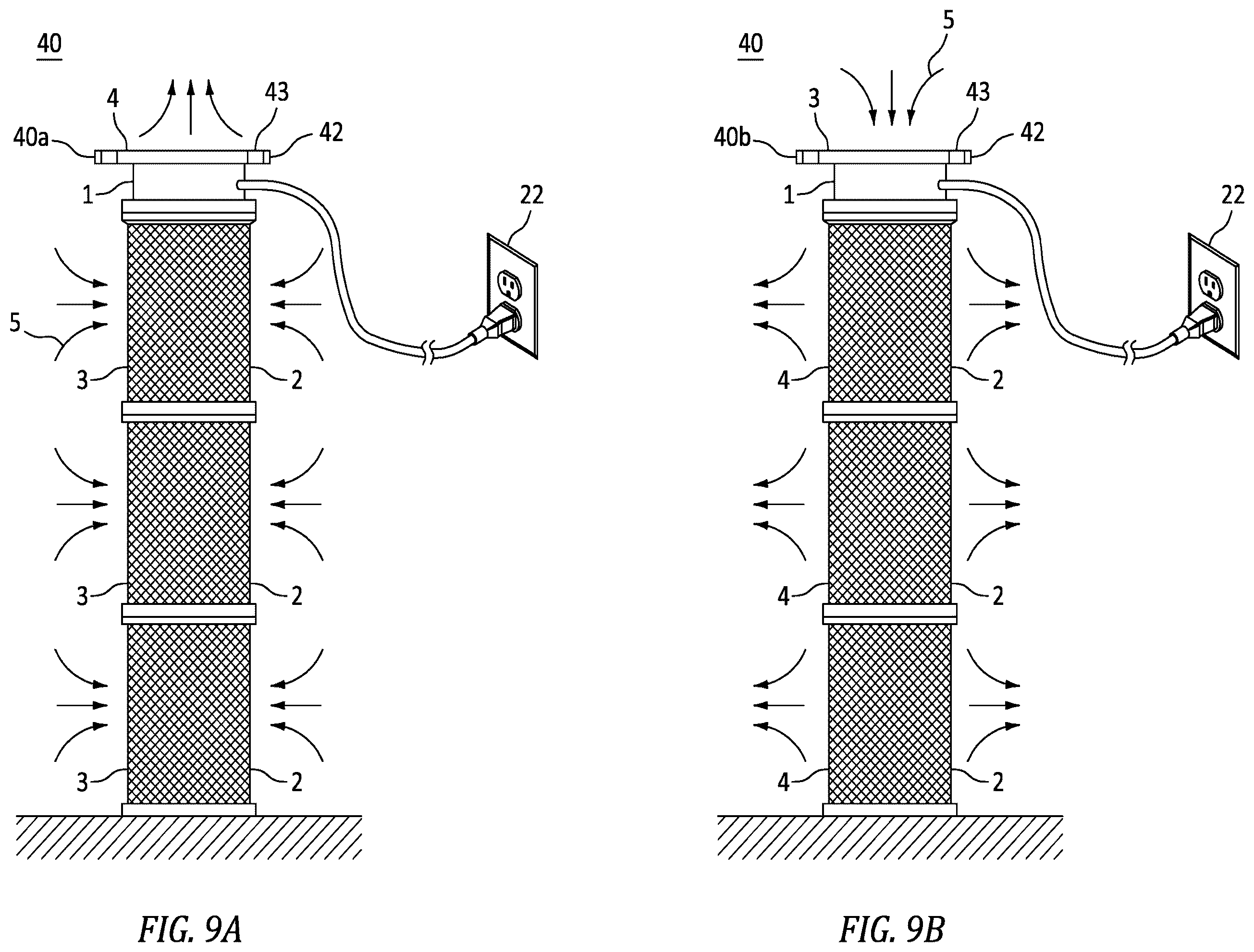Patent US12496474 Figure 8 – Maskless respiratory and eye protection device for aerosols and vapors including chemical, biological, radiological, and nuclear (CBRN) contaminants