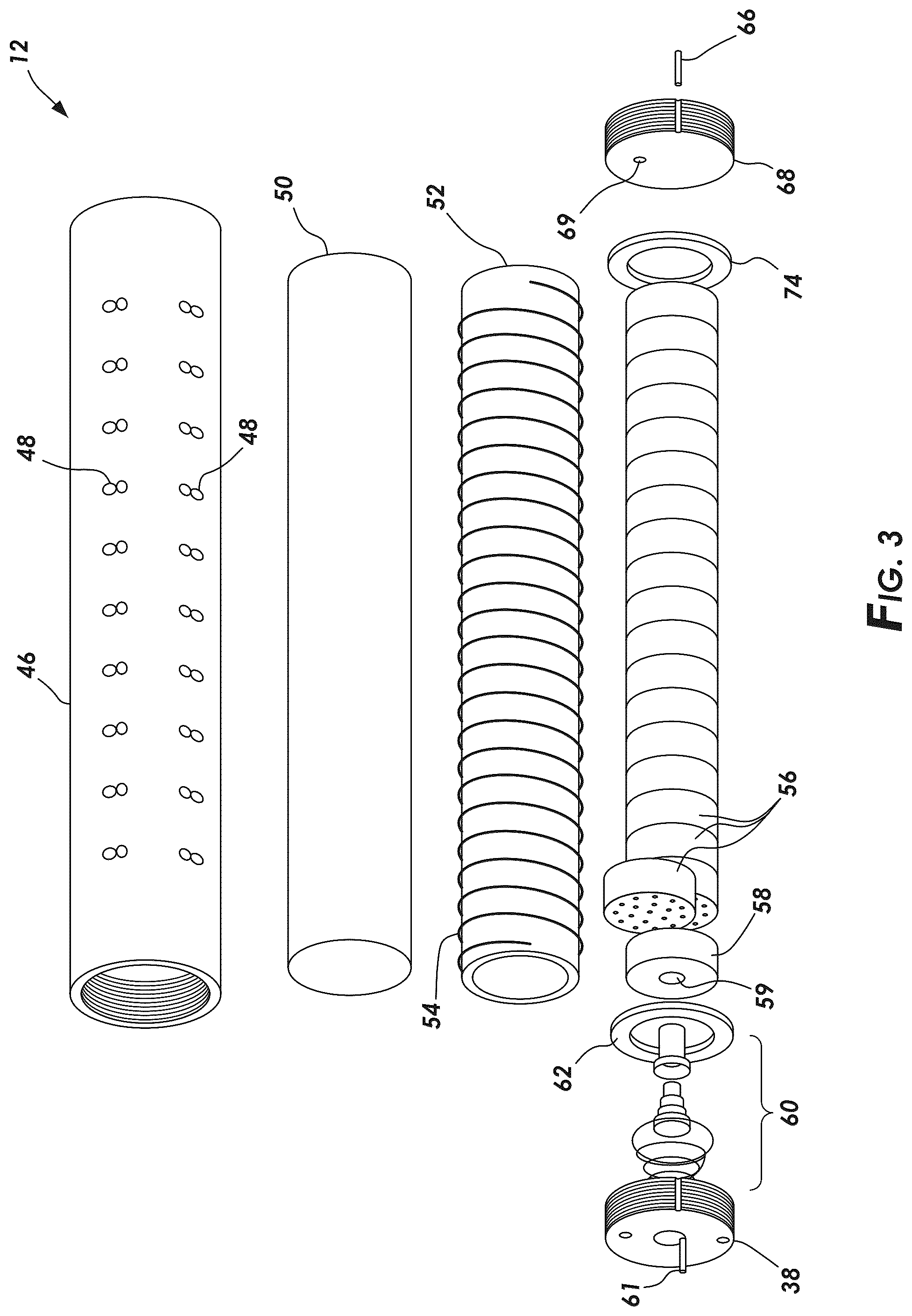 Patent US12496477 Figure 3 – Fire suppressing gas generators, systems, and arrangements