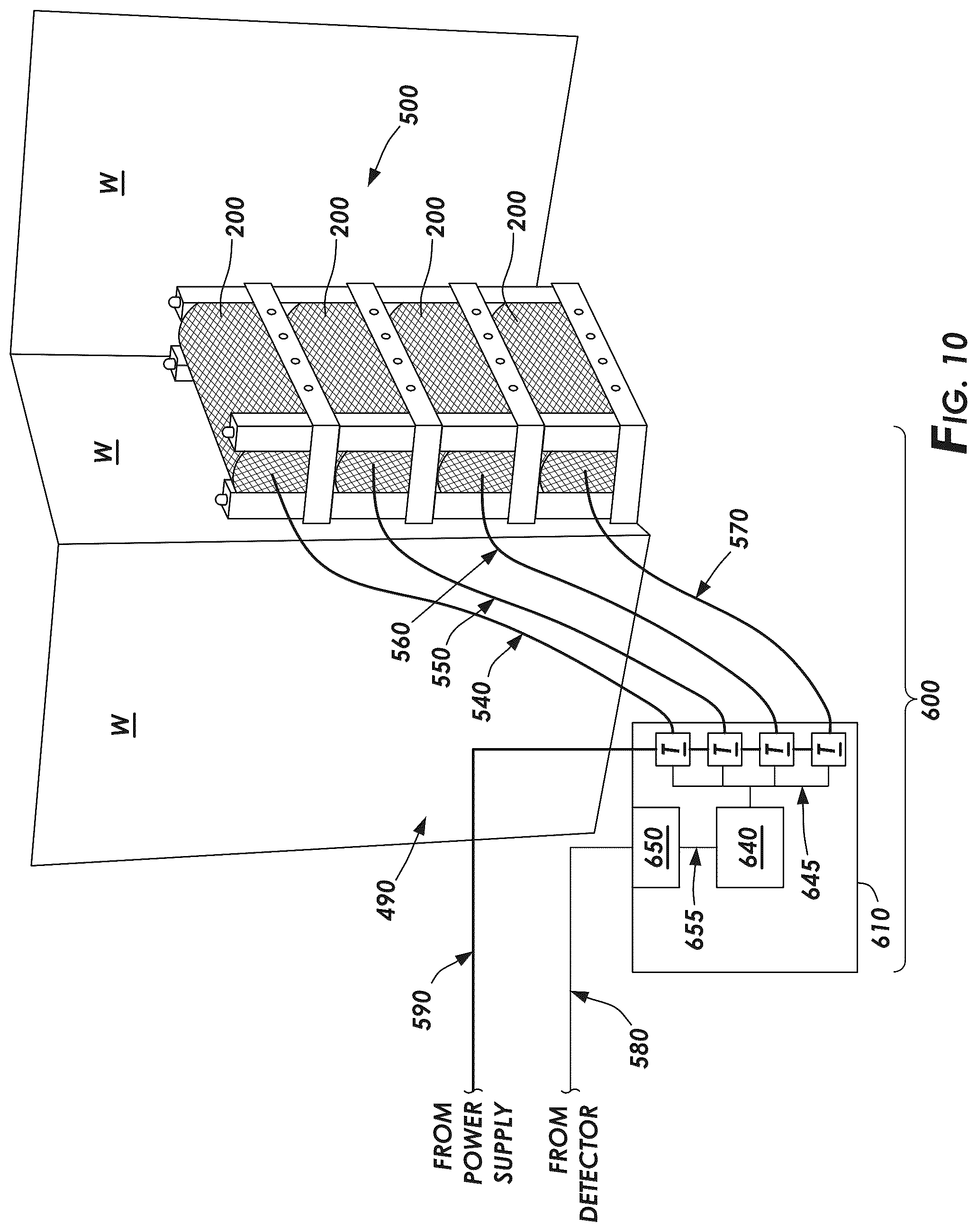 Patent US12496477 Figure 10 – Fire suppressing gas generators, systems, and arrangements