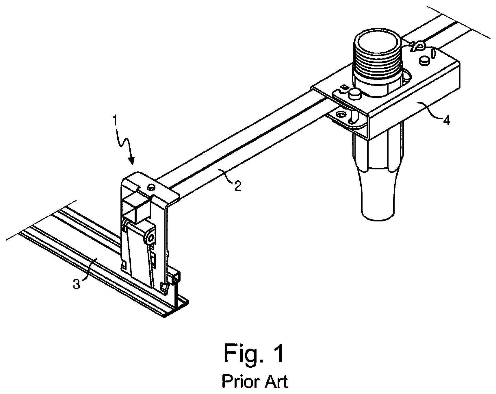 Patent US12496478 Figure 1 – Side bracket for installation of sprinkler