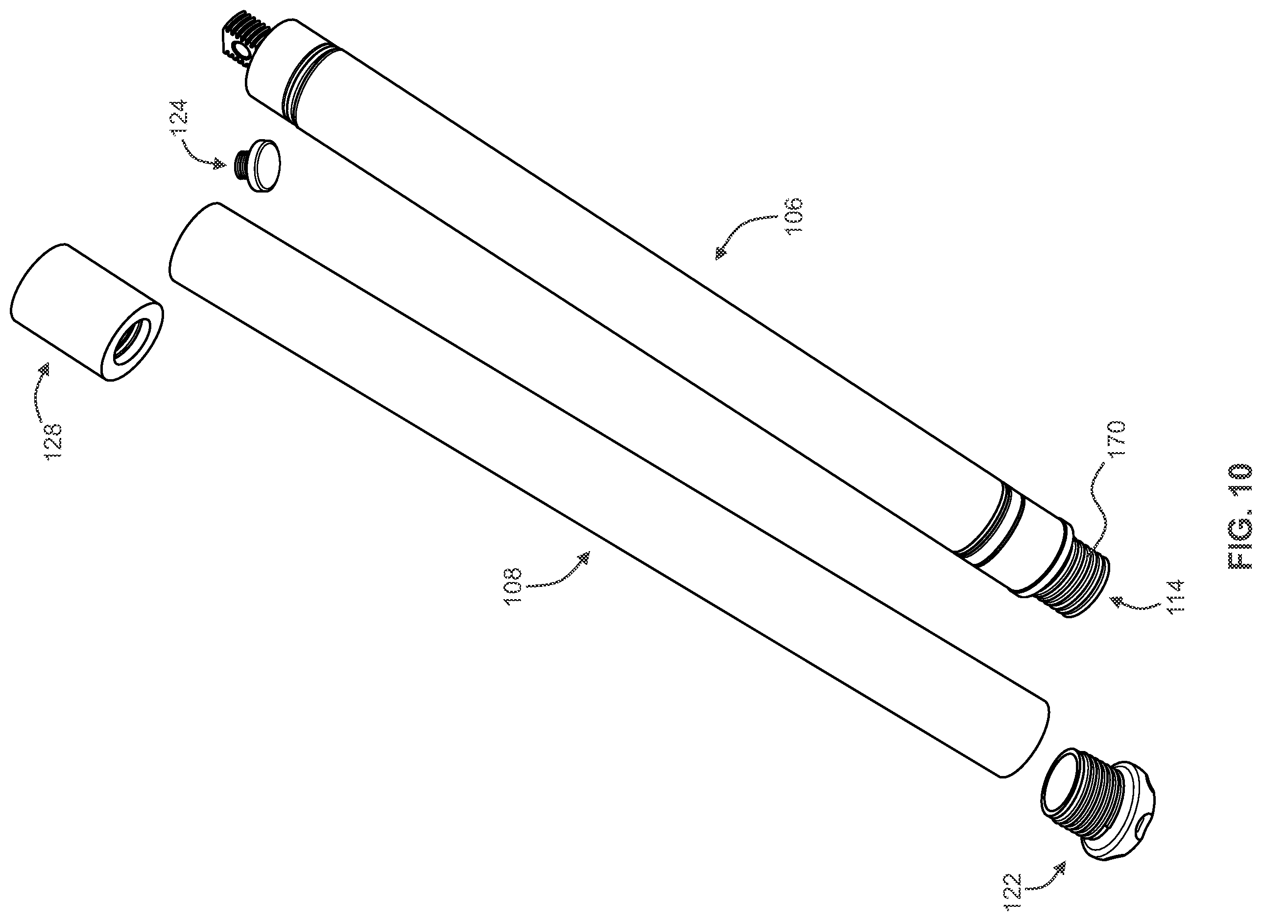 Patent US12496480 Figure 3 – Variable force pneumatic exercise staff and method