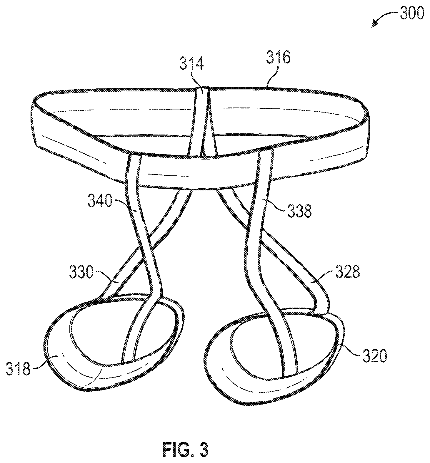 Patent US12496482 Figure 3 – Power shorts for fitness and rehabilitation
