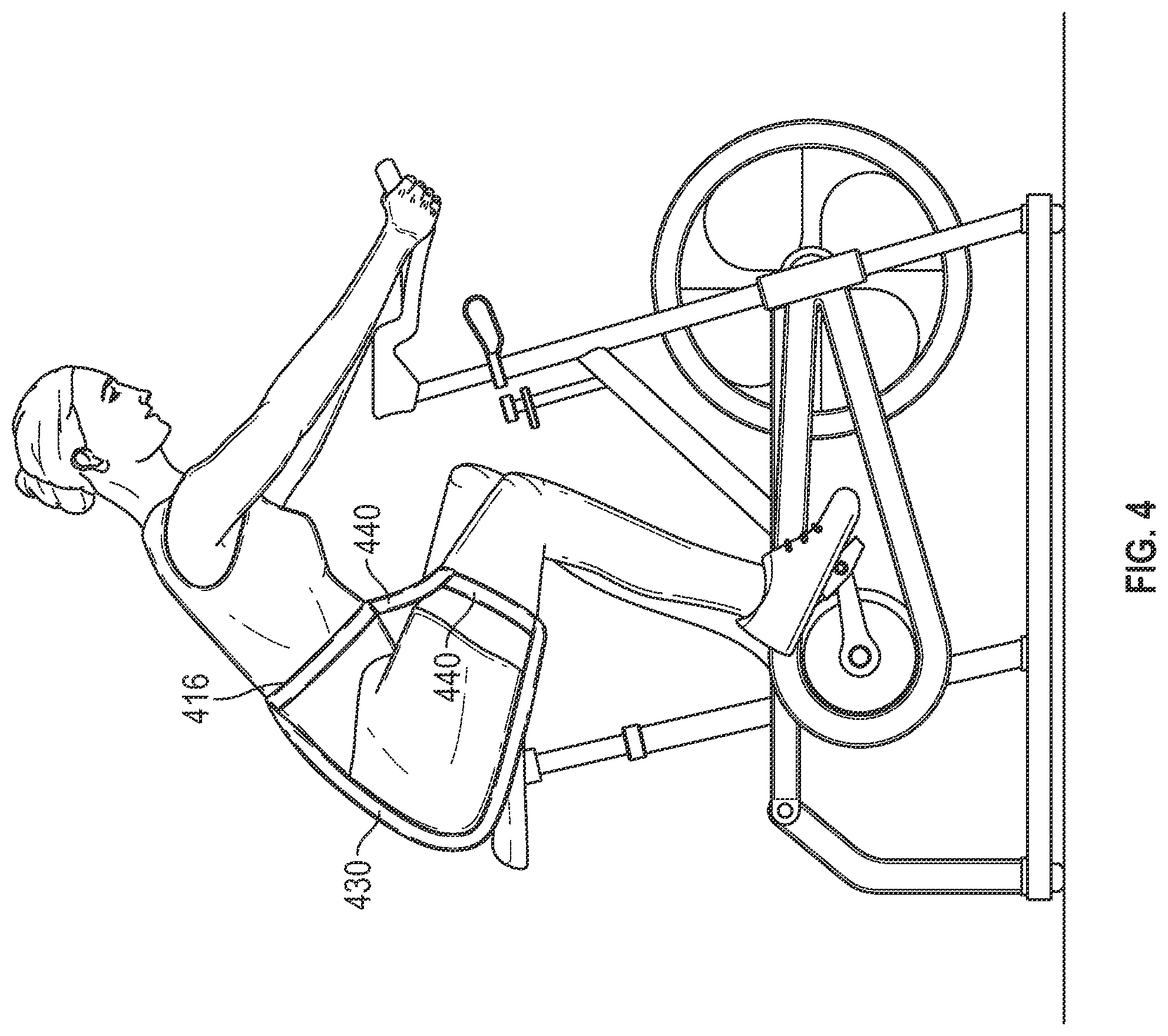 Patent US12496482 Figure 4 – Power shorts for fitness and rehabilitation