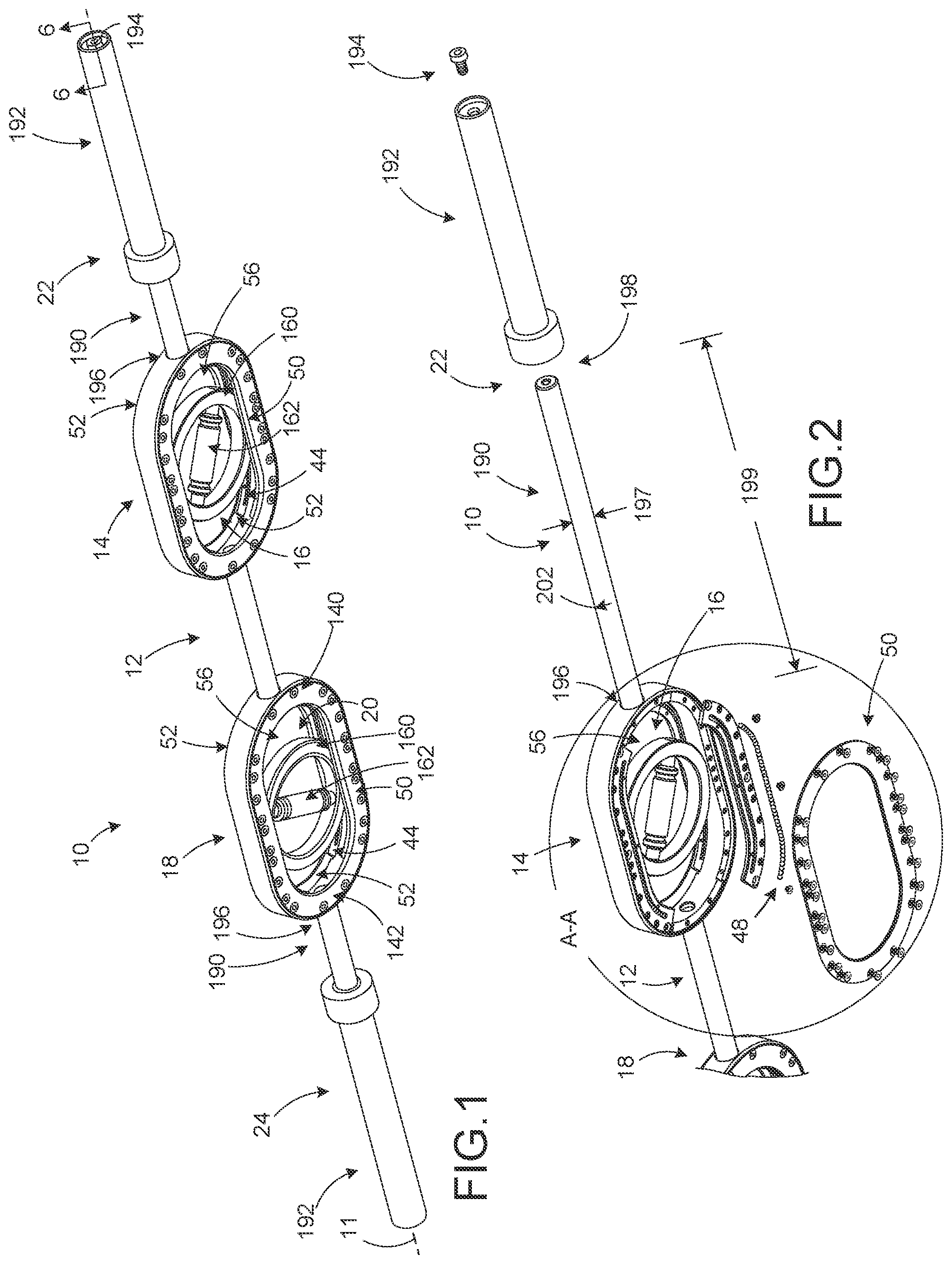 Patent US12496484 Figure 1 – Exercise apparatuses