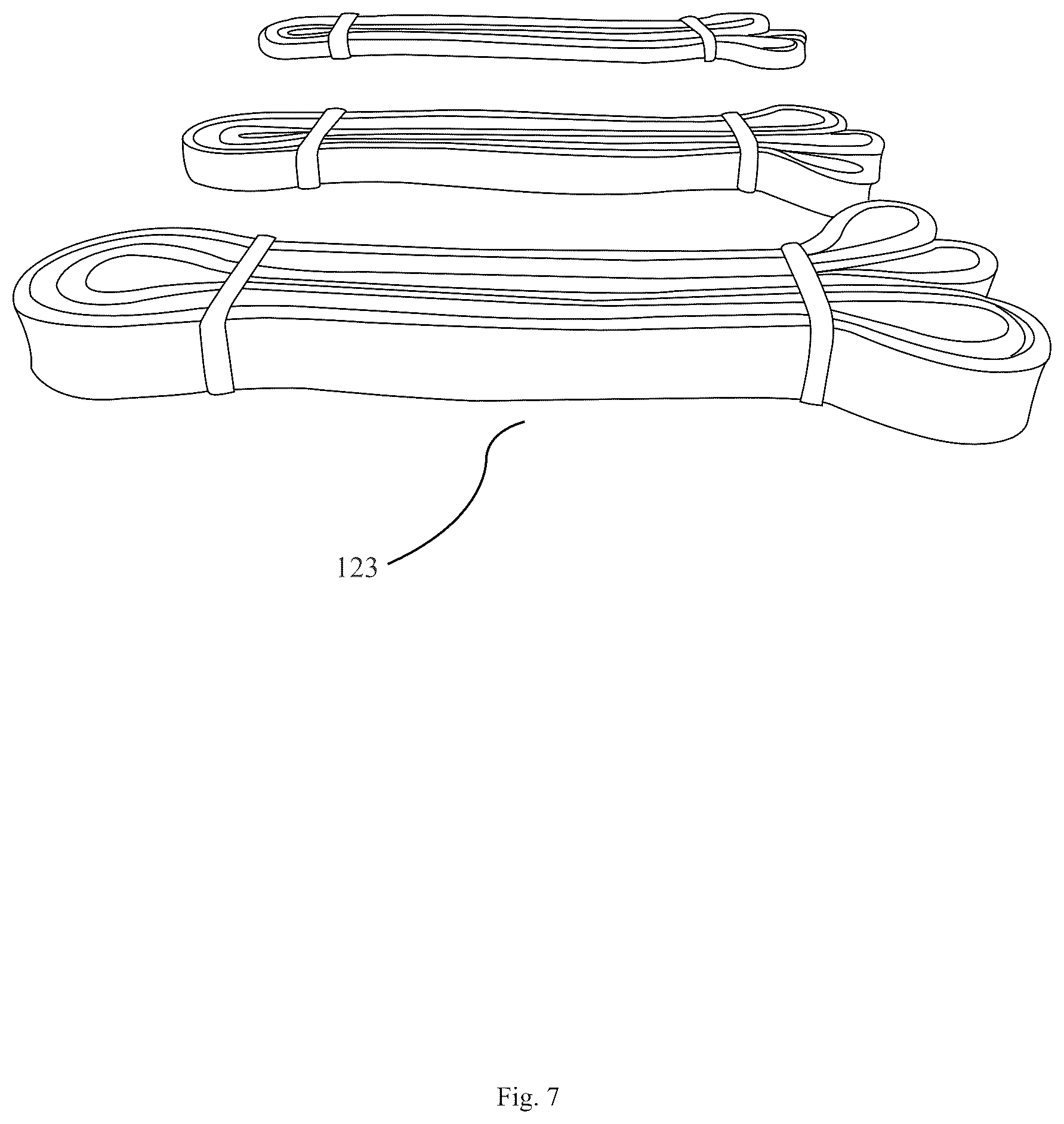 Patent US12496487 Figure 7 – Plate squeeze chest press