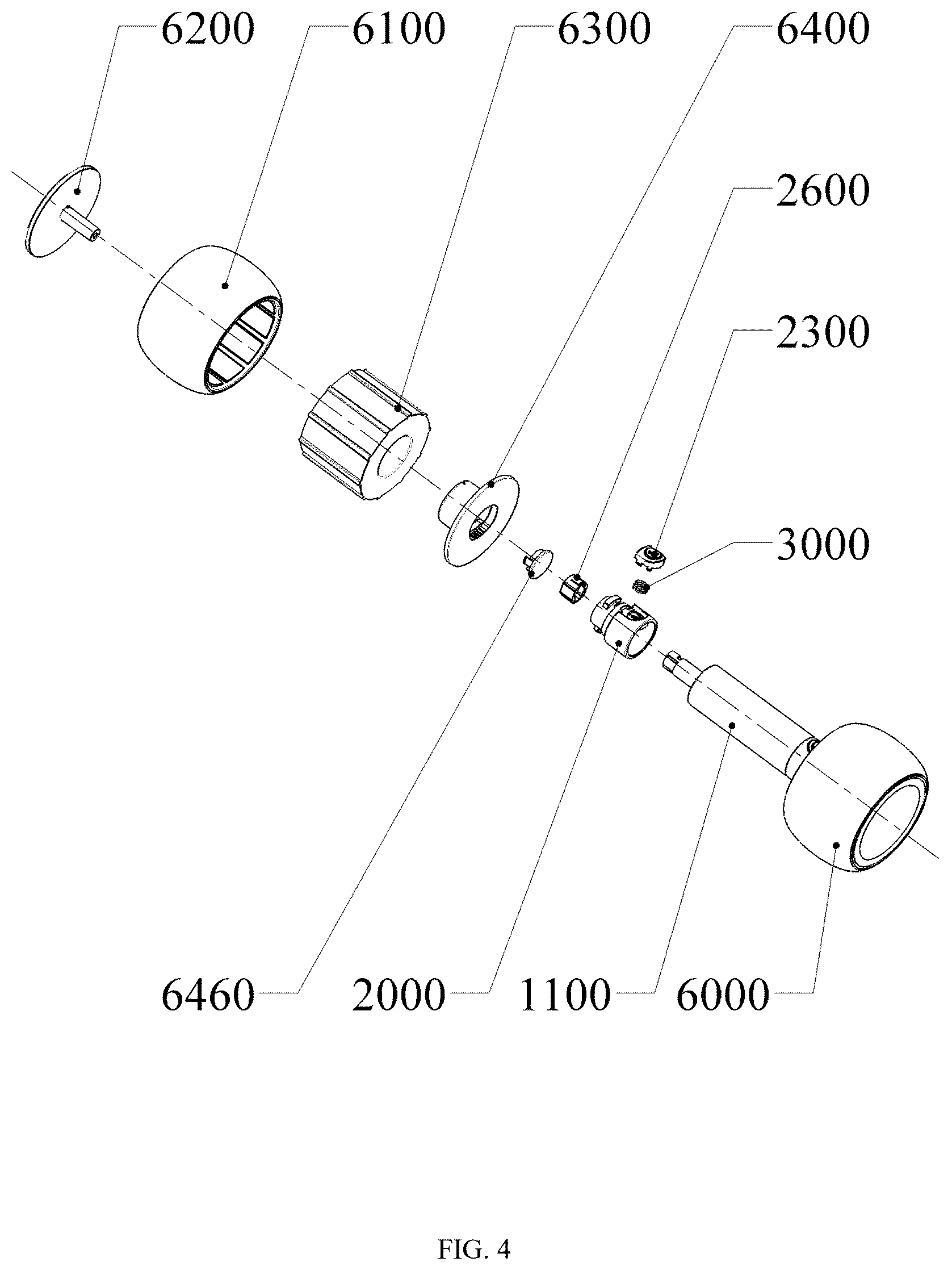 Patent US12496488 Figure 4 – Easy-to-adjust exercise device