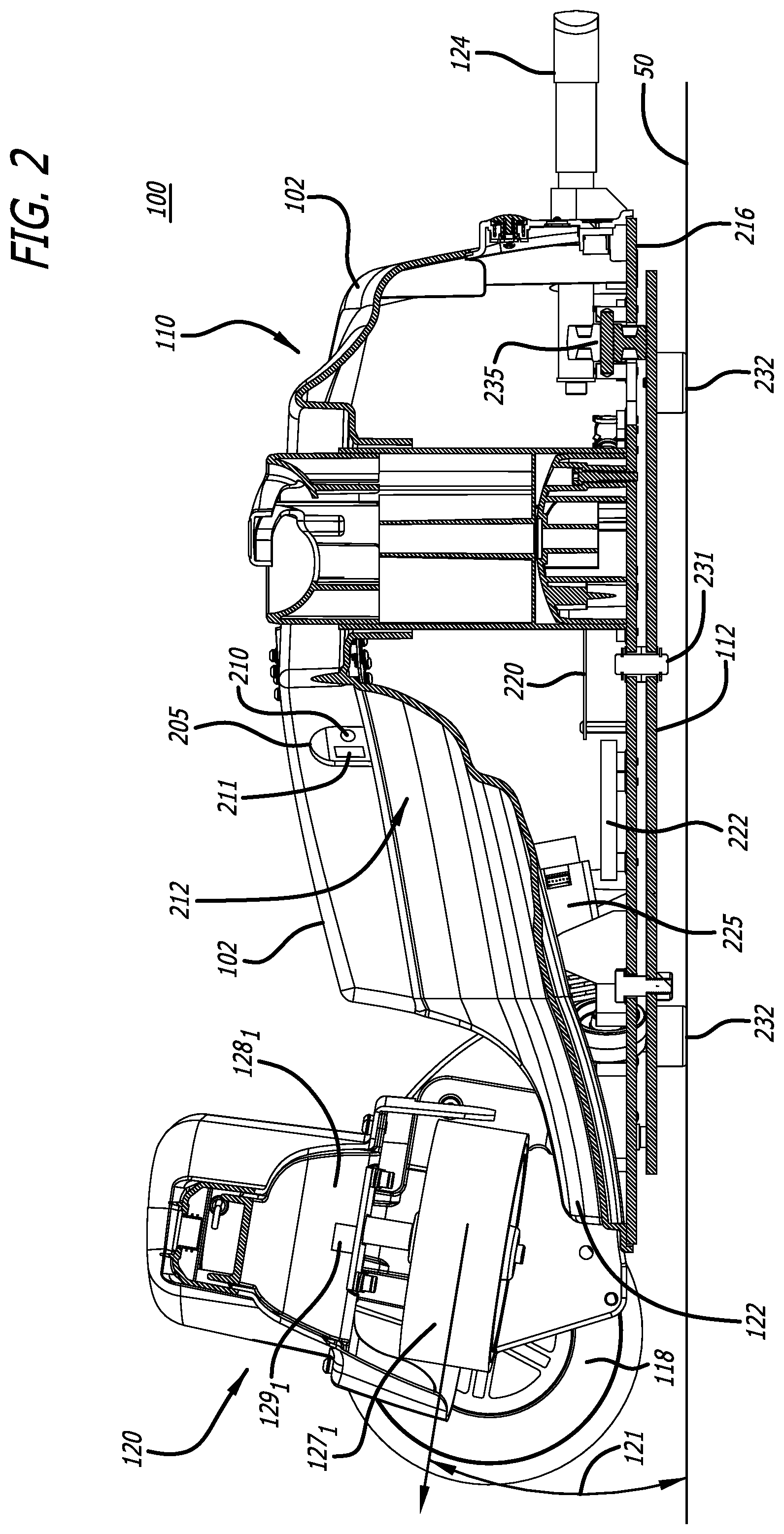 Patent US12496491 Figure 2 – System and method for a ball-throwing machine