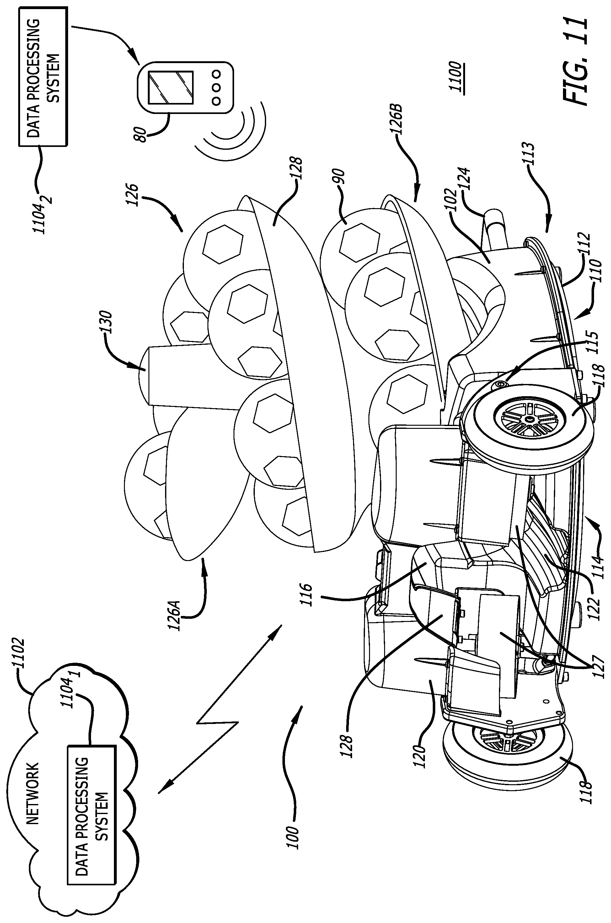 Patent US12496491 Figure 13 – System and method for a ball-throwing machine