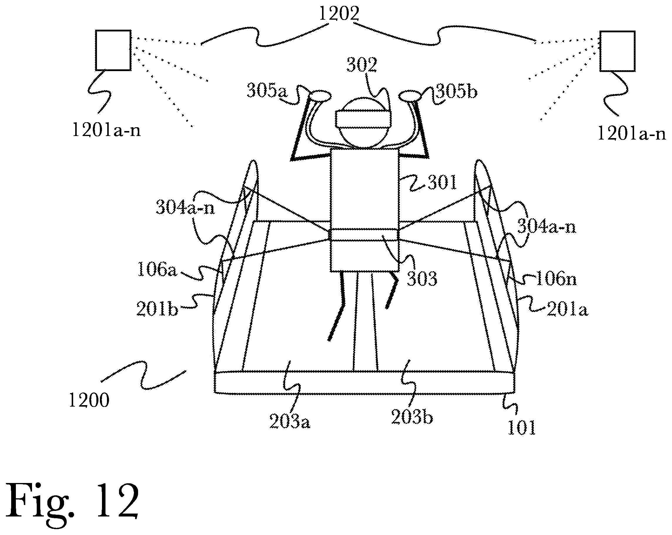Patent US12496492 Figure 12 – System and method for targeted neurological therapy using brainwave entrainment with passive treatment
