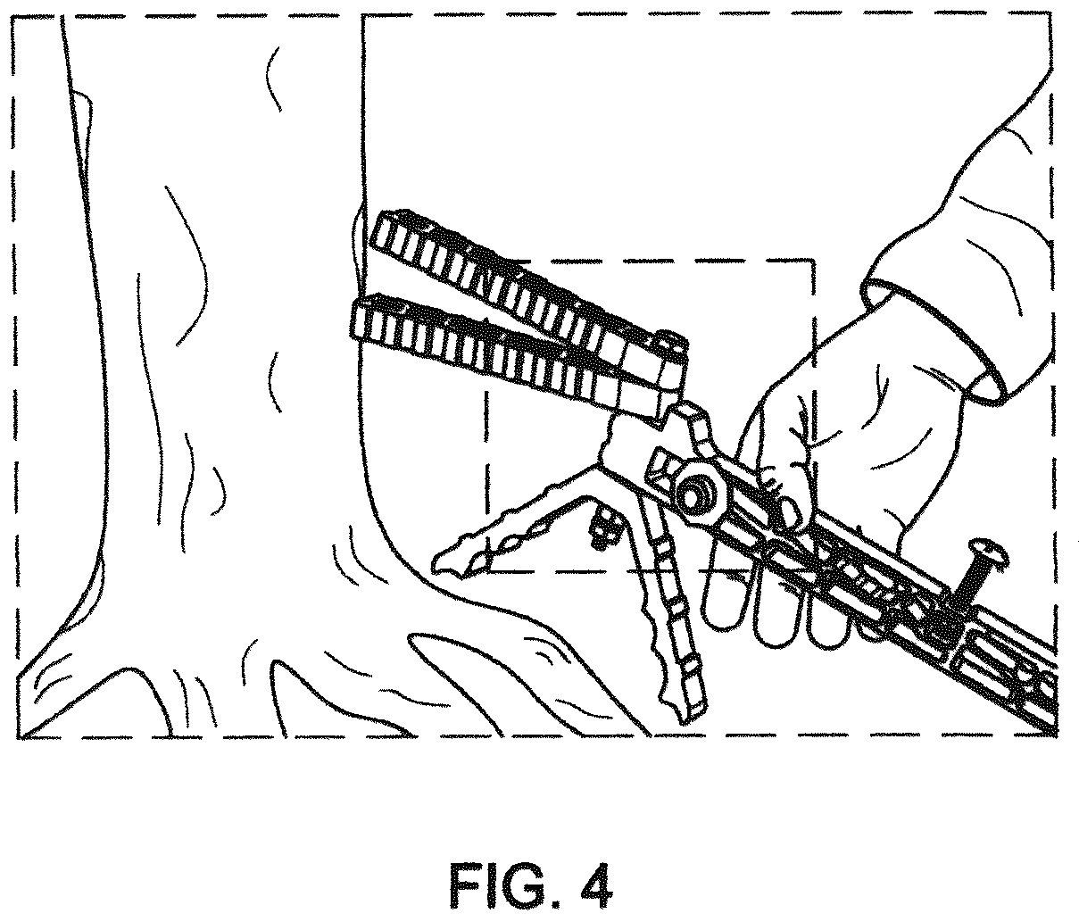Patent US12496495 Figure 3 – Climbing sticks