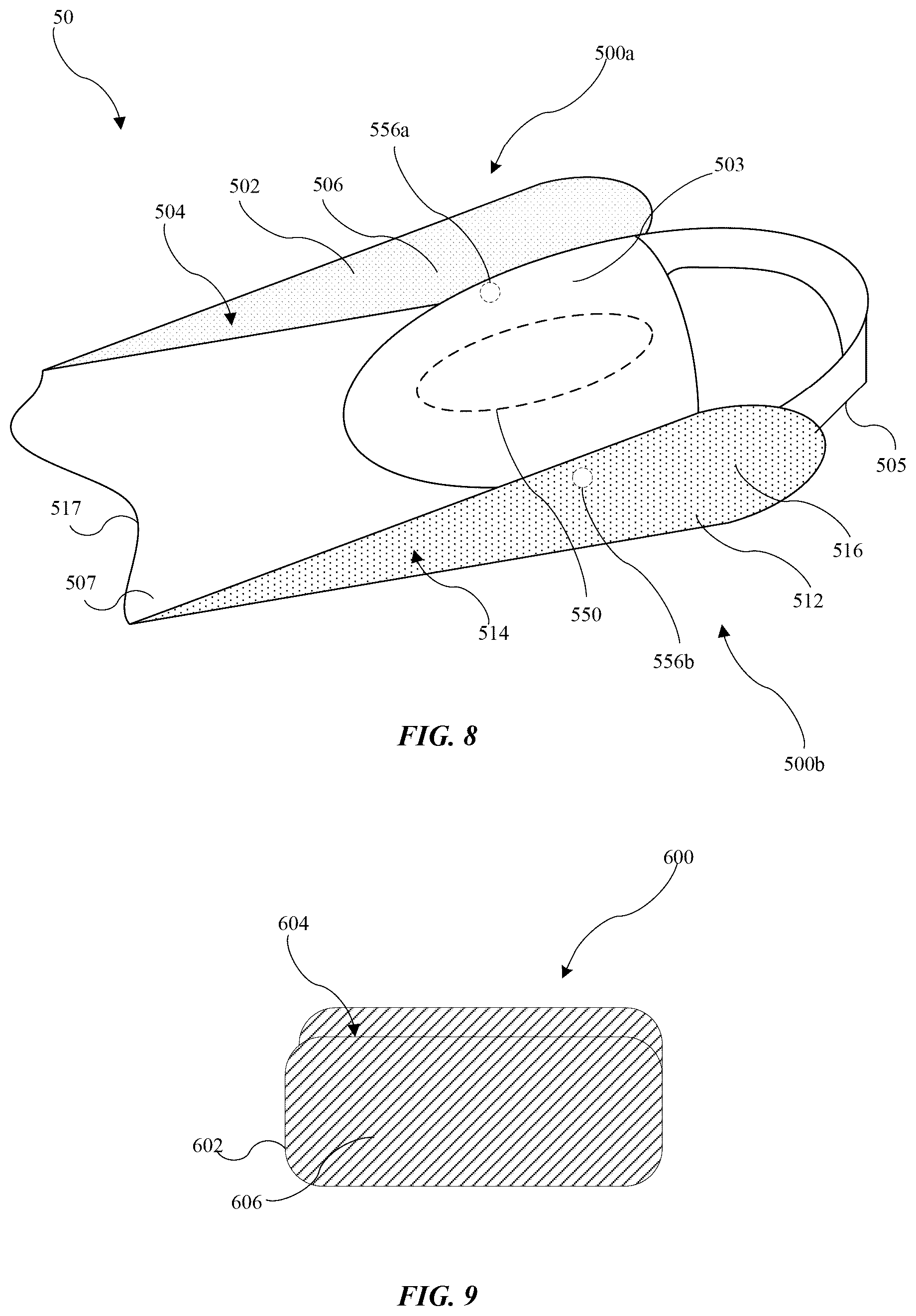 Patent US12496496 Figure 5 – Fluid inflatable member