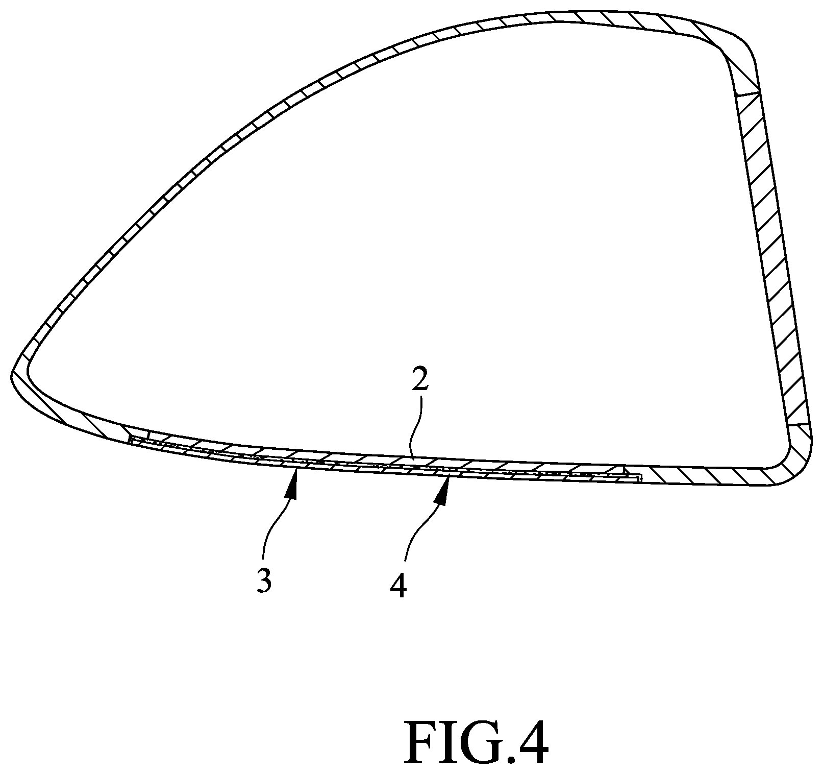 Patent US12496499 Figure 4 – Golf club head