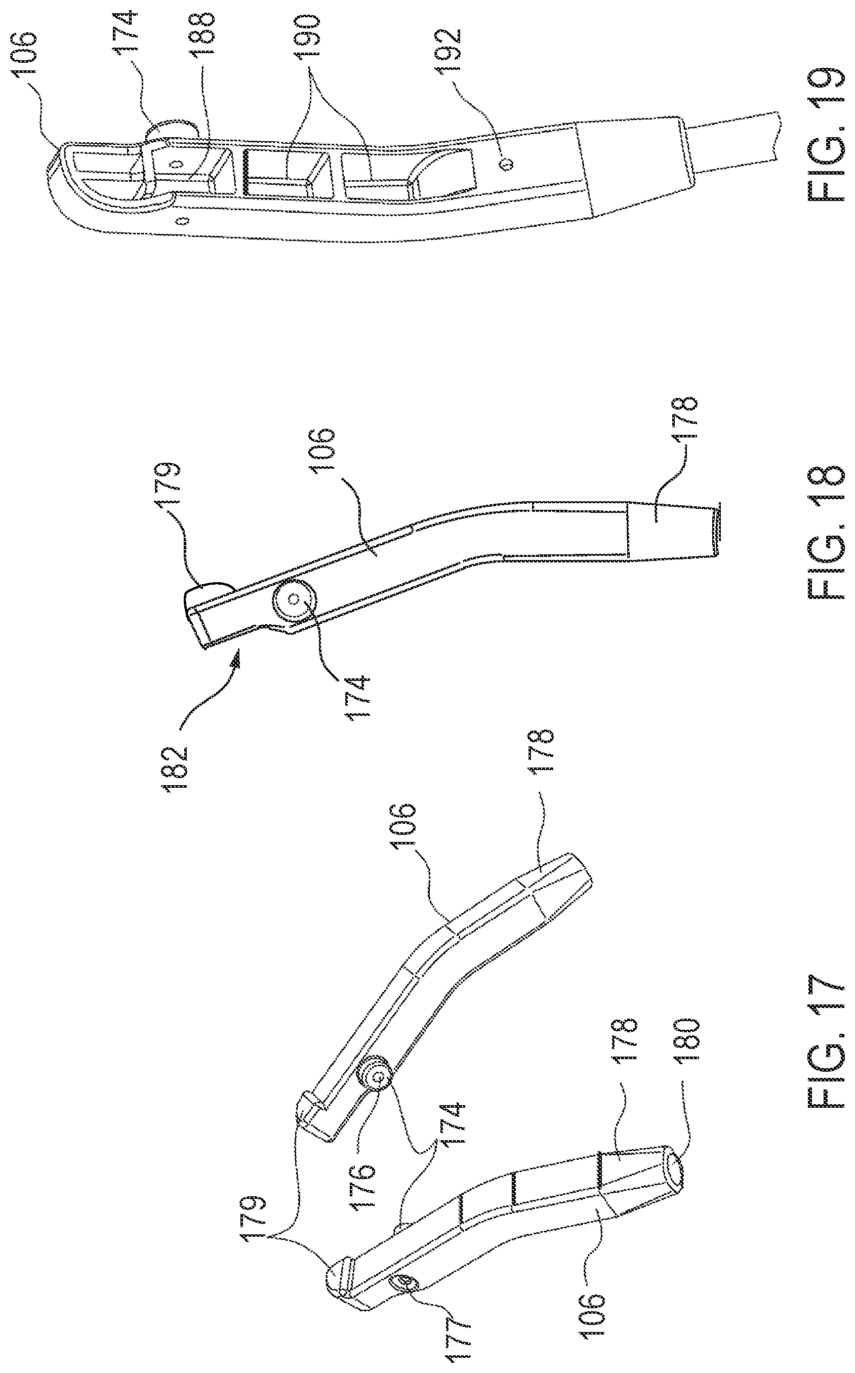 Patent US12496501 Figure 10 – Lightweight golf bag with a top cuff actuator mechanism