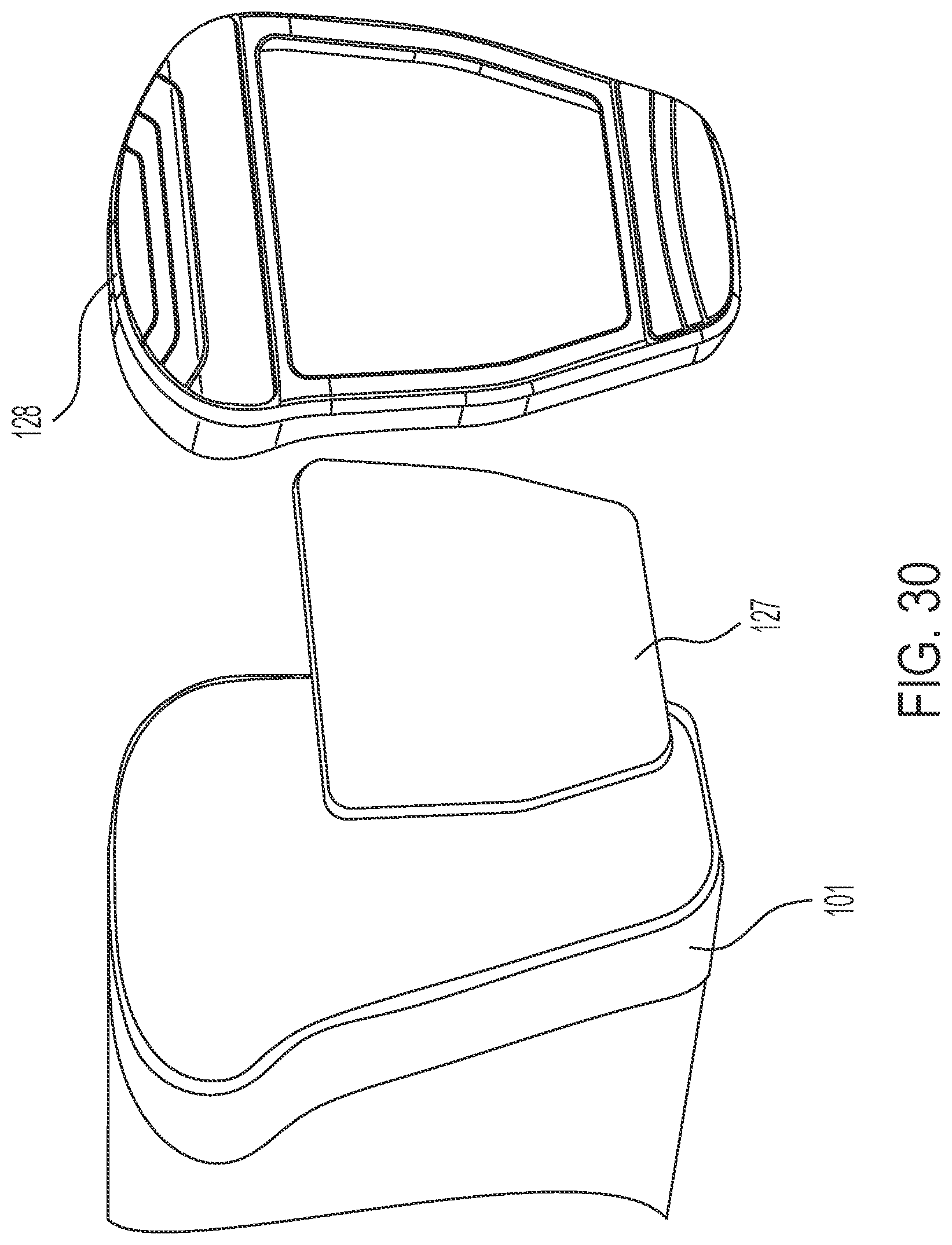 Patent US12496501 Figure 17 – Lightweight golf bag with a top cuff actuator mechanism