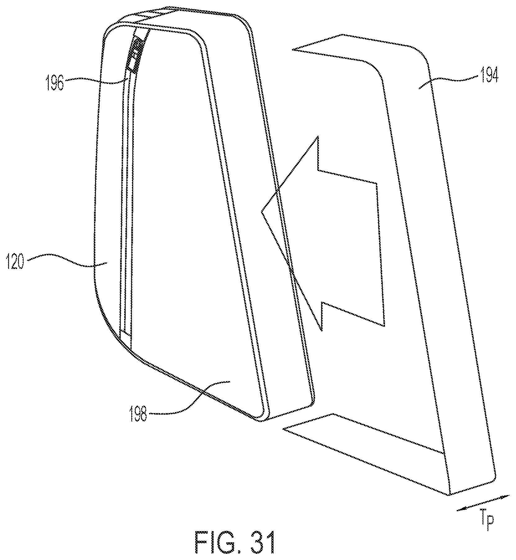 Patent US12496501 Figure 18 – Lightweight golf bag with a top cuff actuator mechanism