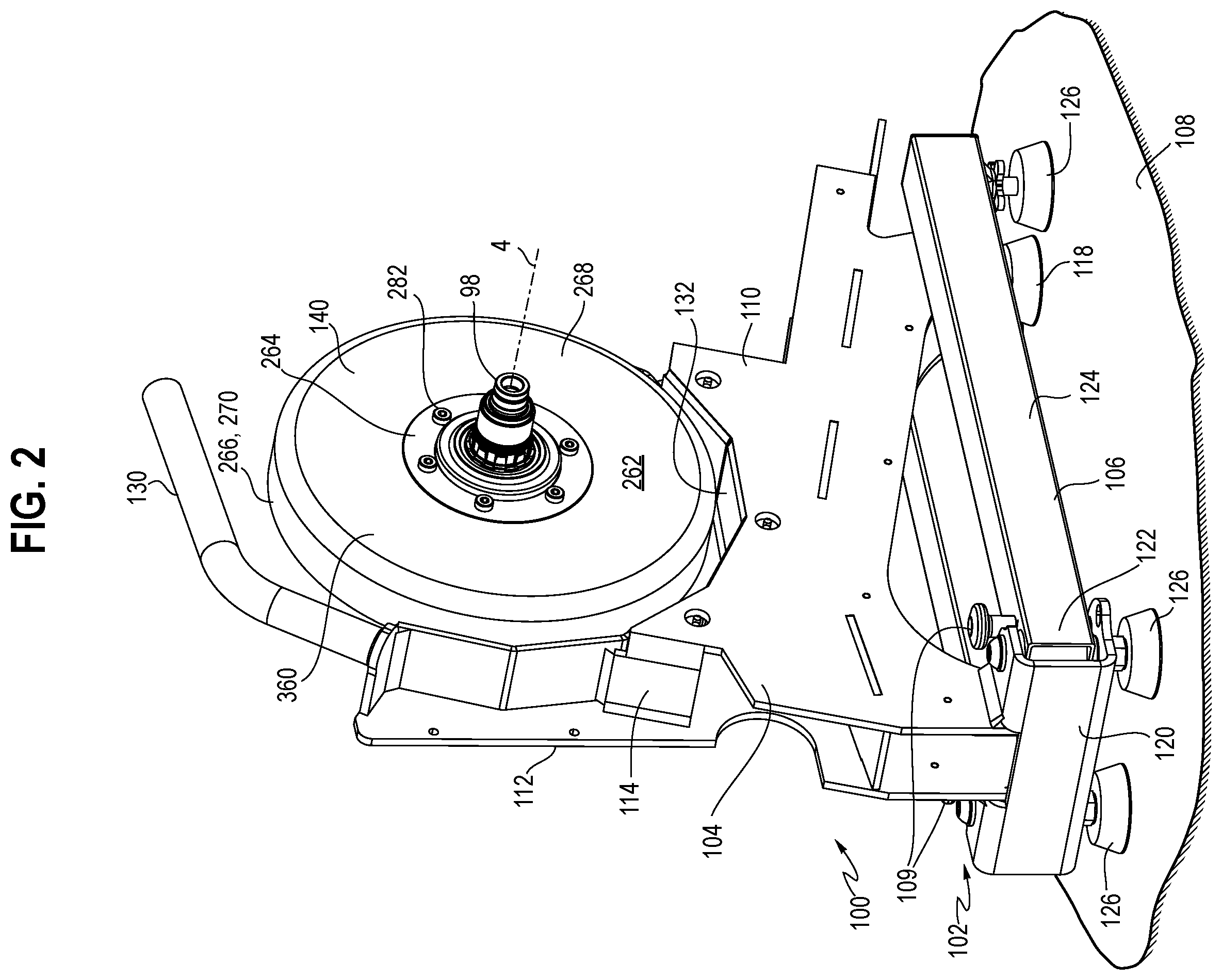 Patent US12496504 Figure 2 – Bicycle trainer torque measurement device