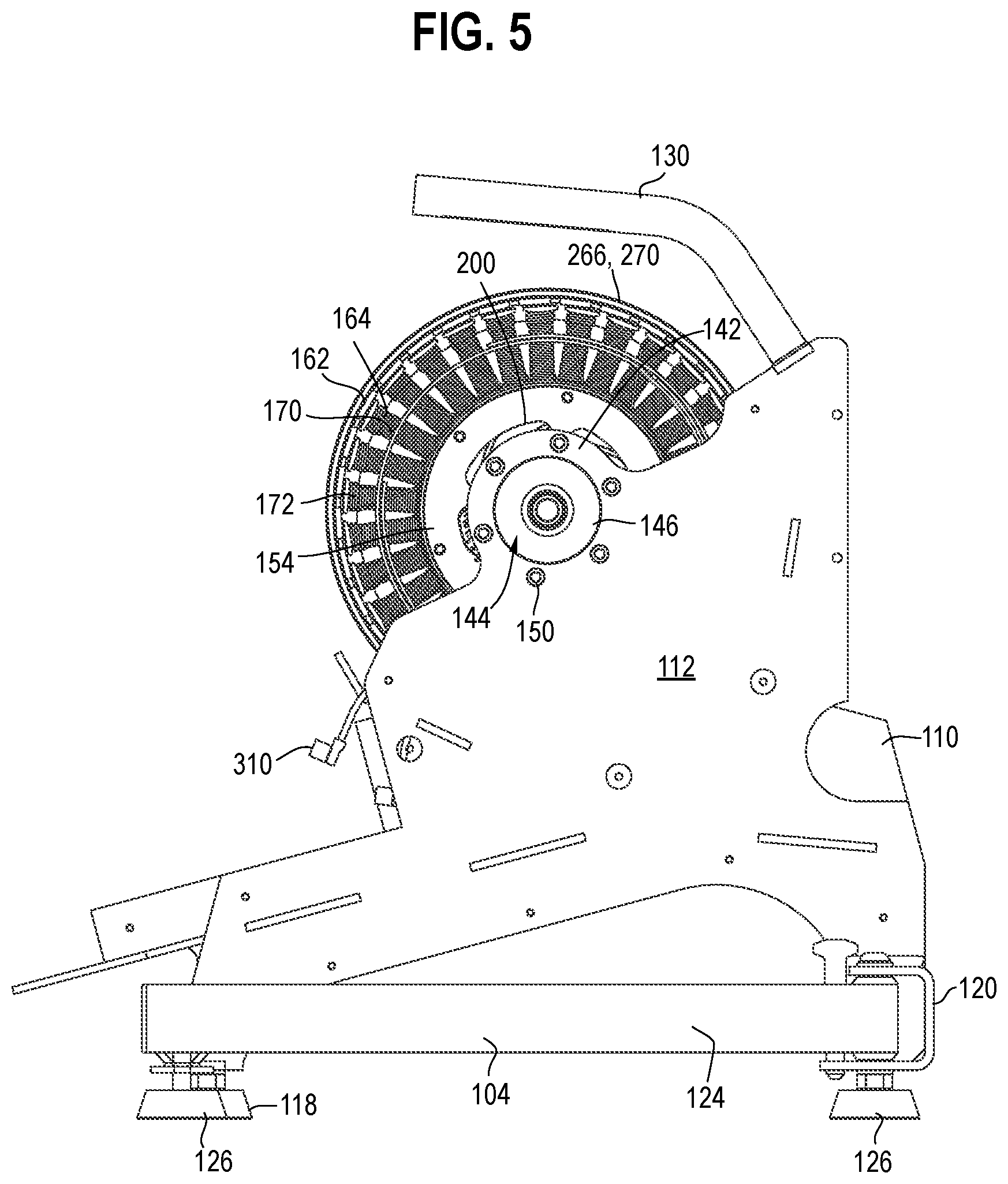 Patent US12496504 Figure 5 – Bicycle trainer torque measurement device
