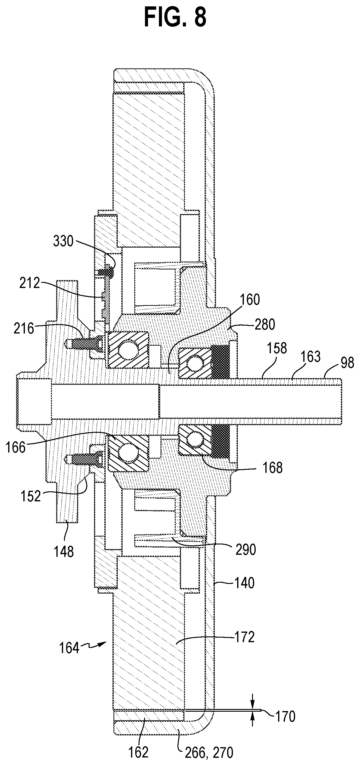 Patent US12496504 Figure 8 – Bicycle trainer torque measurement device