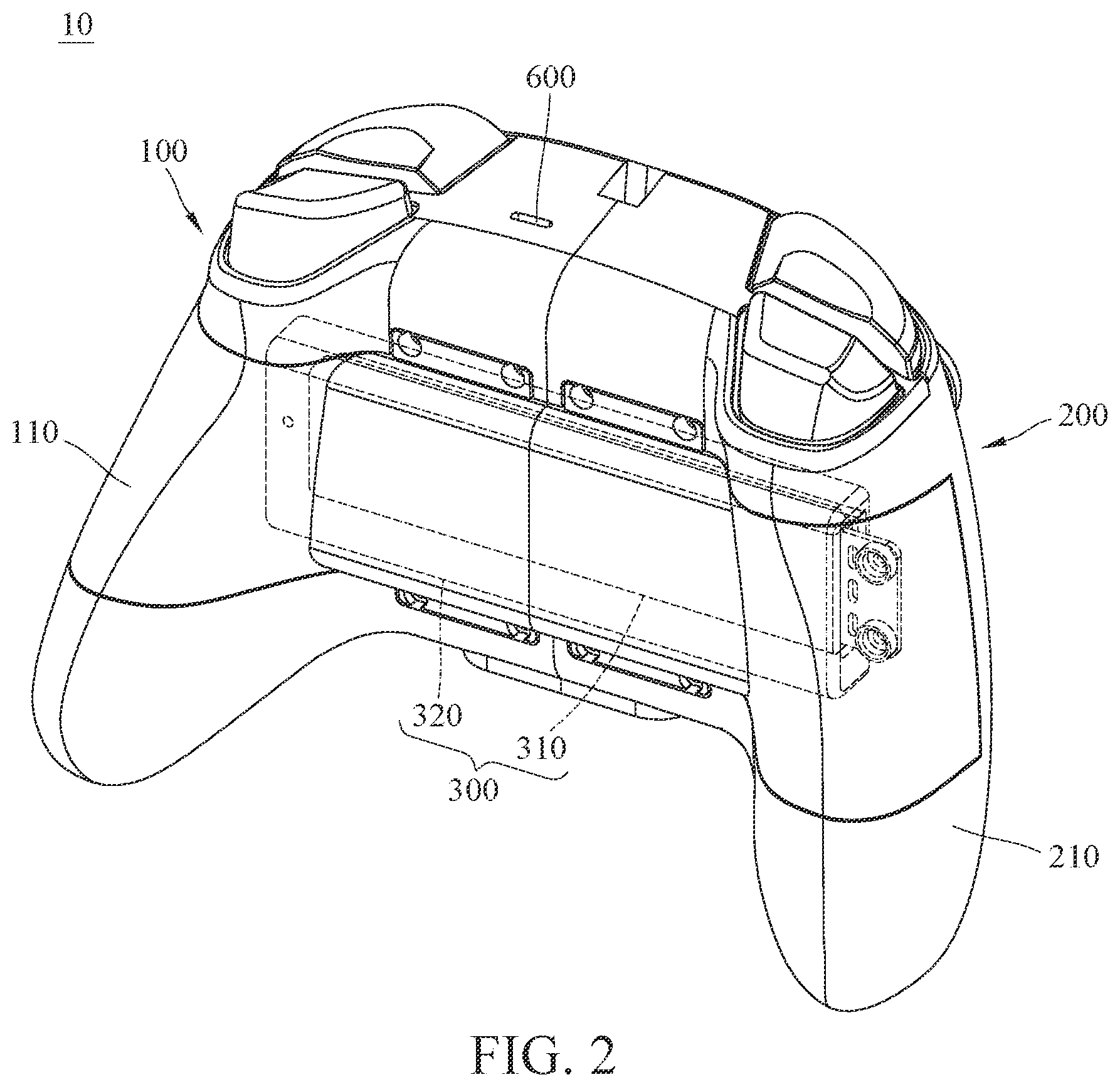 Patent US12496514 Figure 2 – Game controller