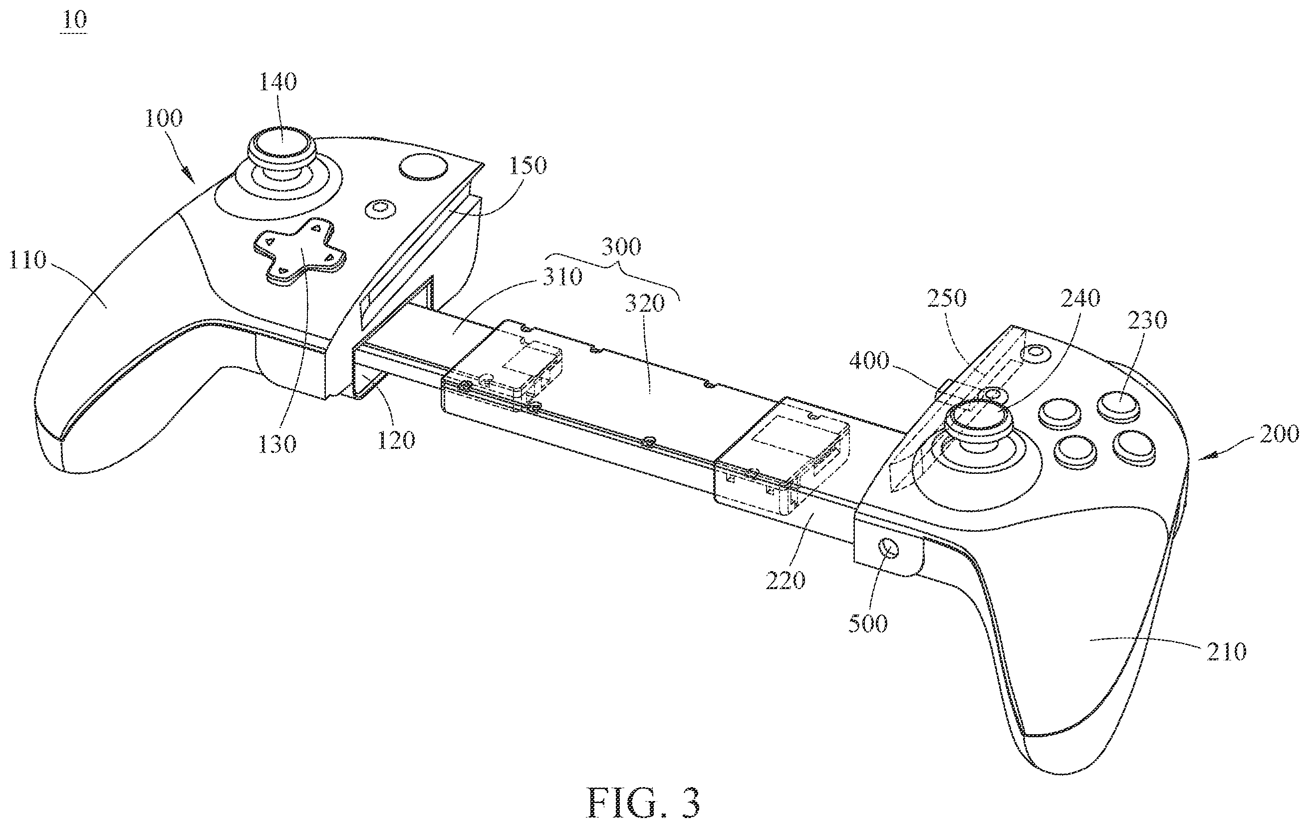 Patent US12496514 Figure 3 – Game controller