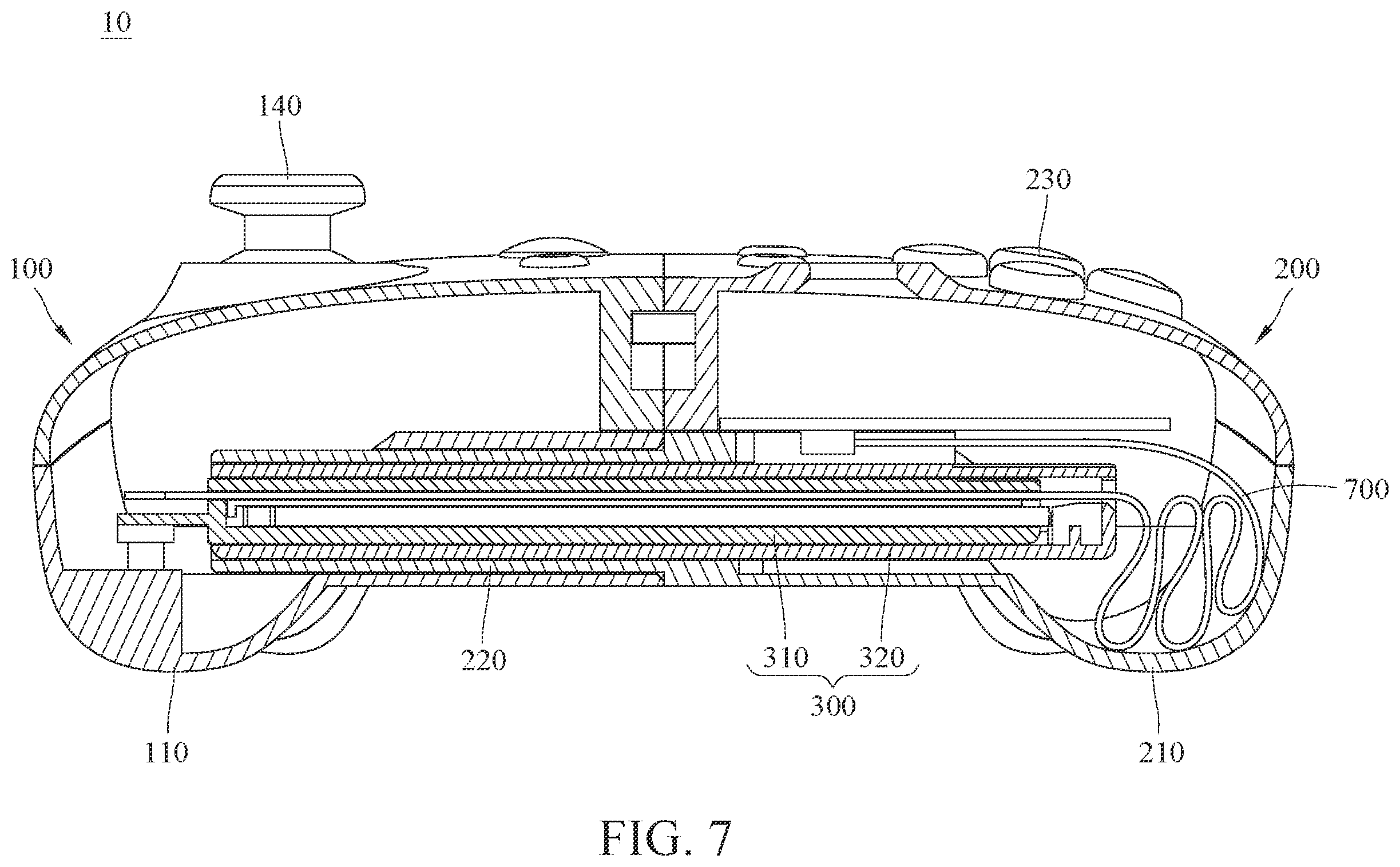 Patent US12496514 Figure 7 – Game controller