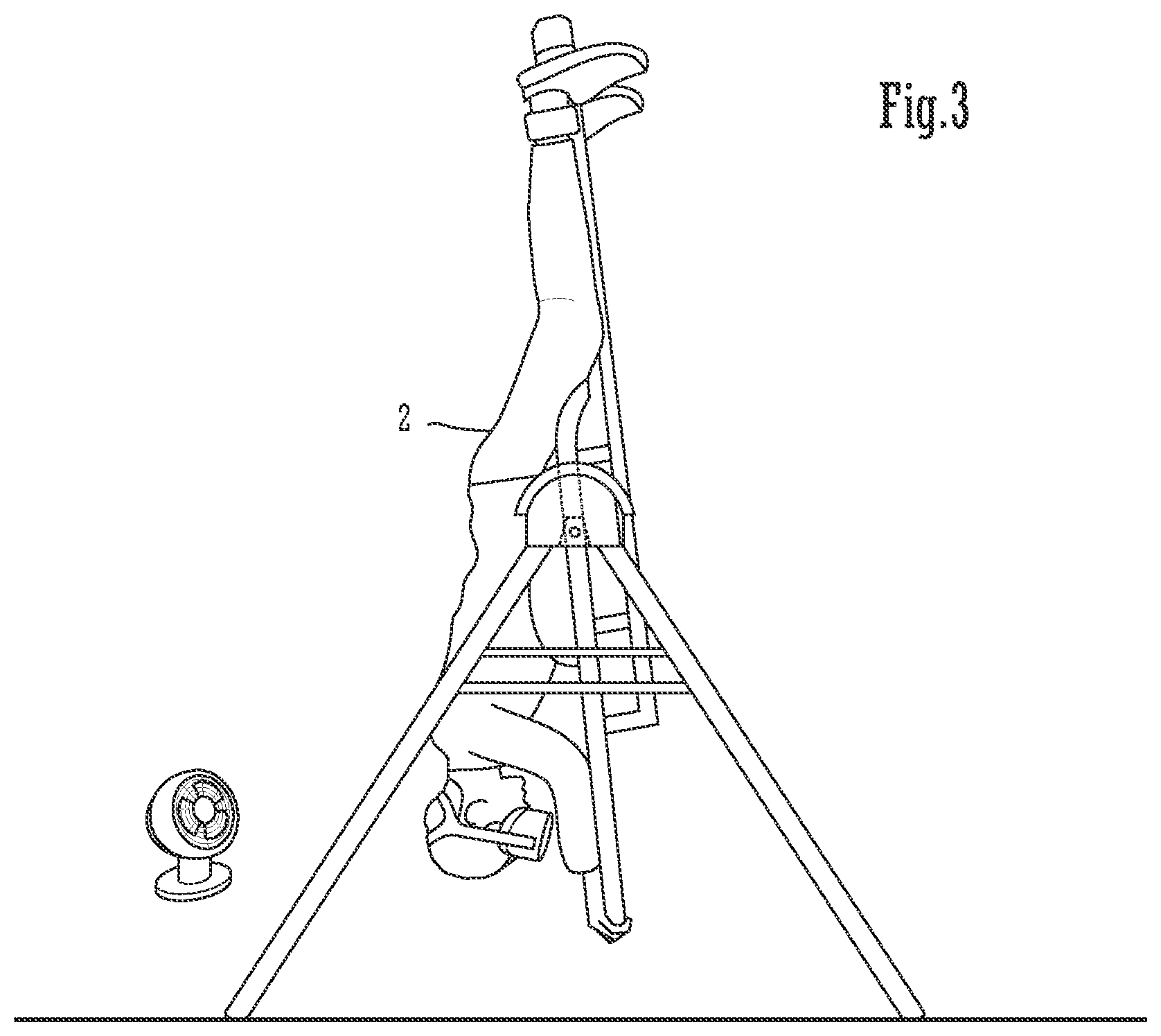Patent US12496517 Figure 3 – Virtual experience device enabling experiencing feeling of falling
