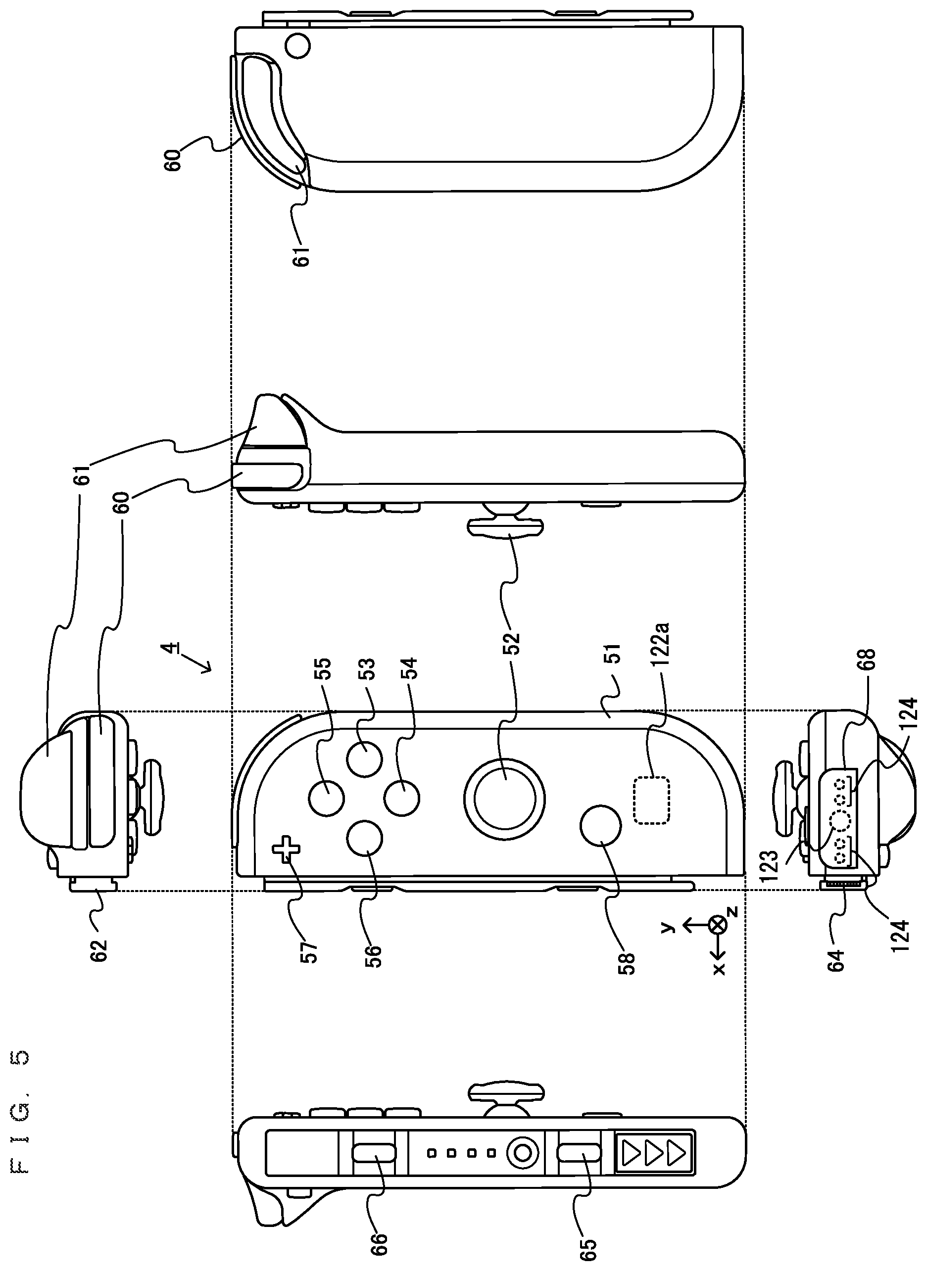 Patent US12496520 Figure 5 – Computer-readable non-transitory storage medium, information processing apparatus, information processing system, and information processing method