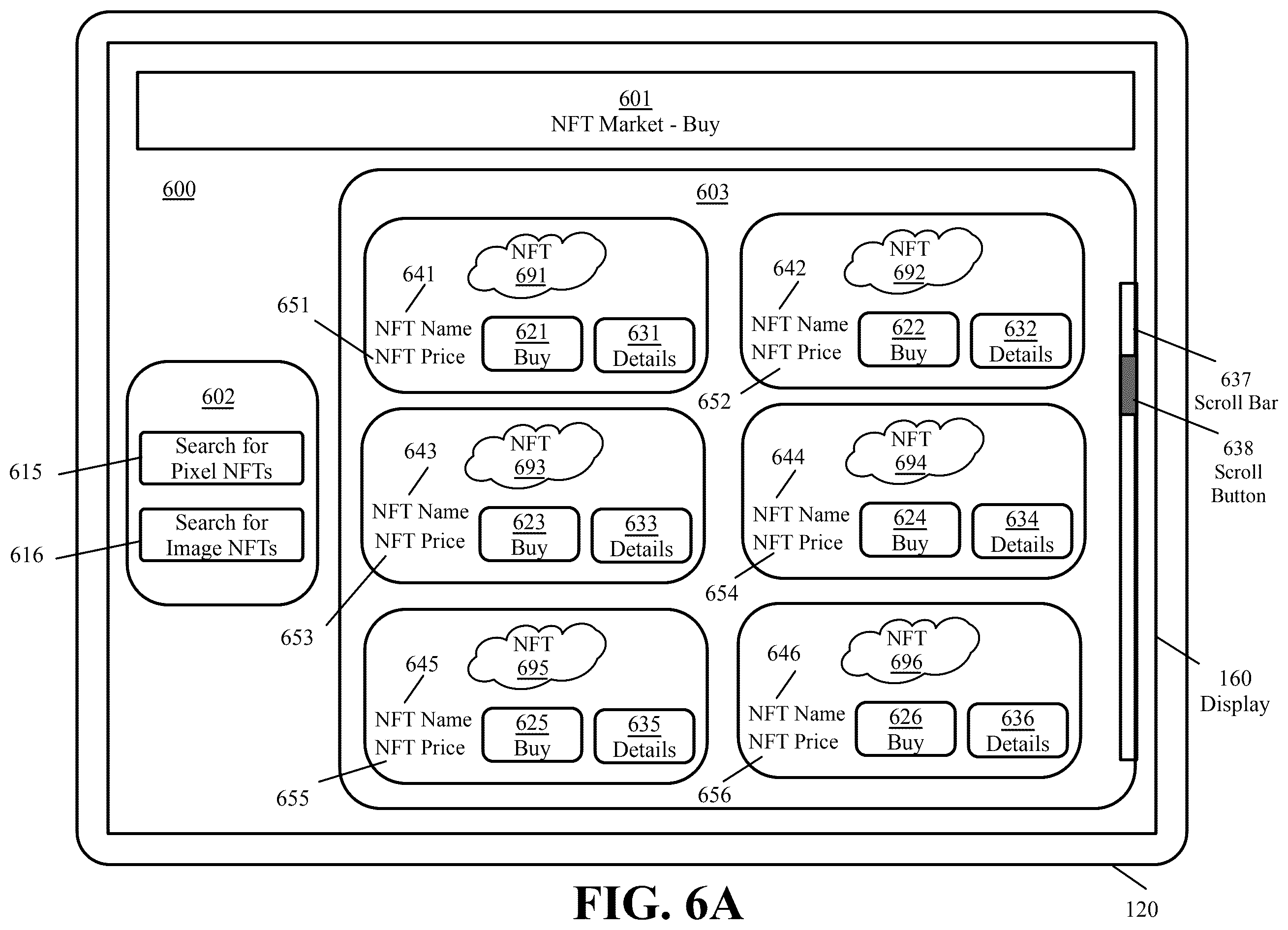 Patent US12496526 Figure 9 – Image drawing non-fungible token video game