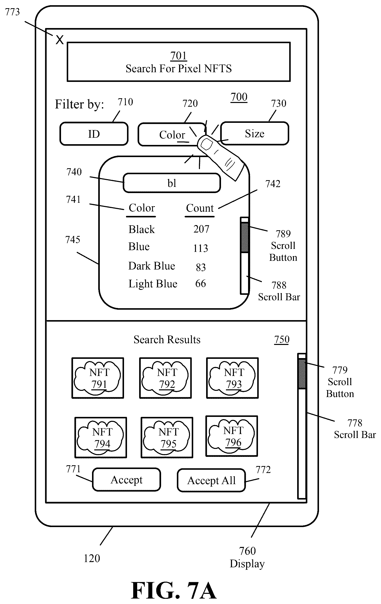 Patent US12496526 Figure 11 – Image drawing non-fungible token video game